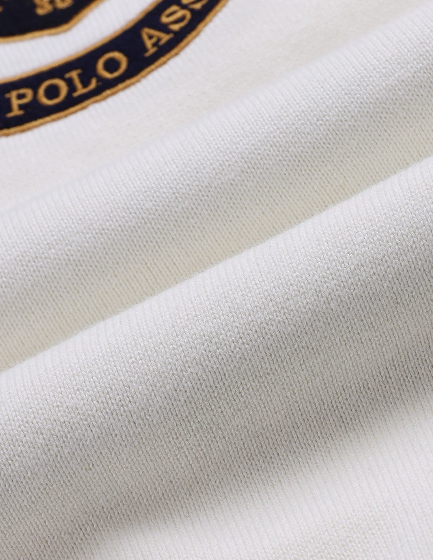 Brand Embroidered Patterned Knit Sweater Off White - U.S. POLO ASSN. | Large