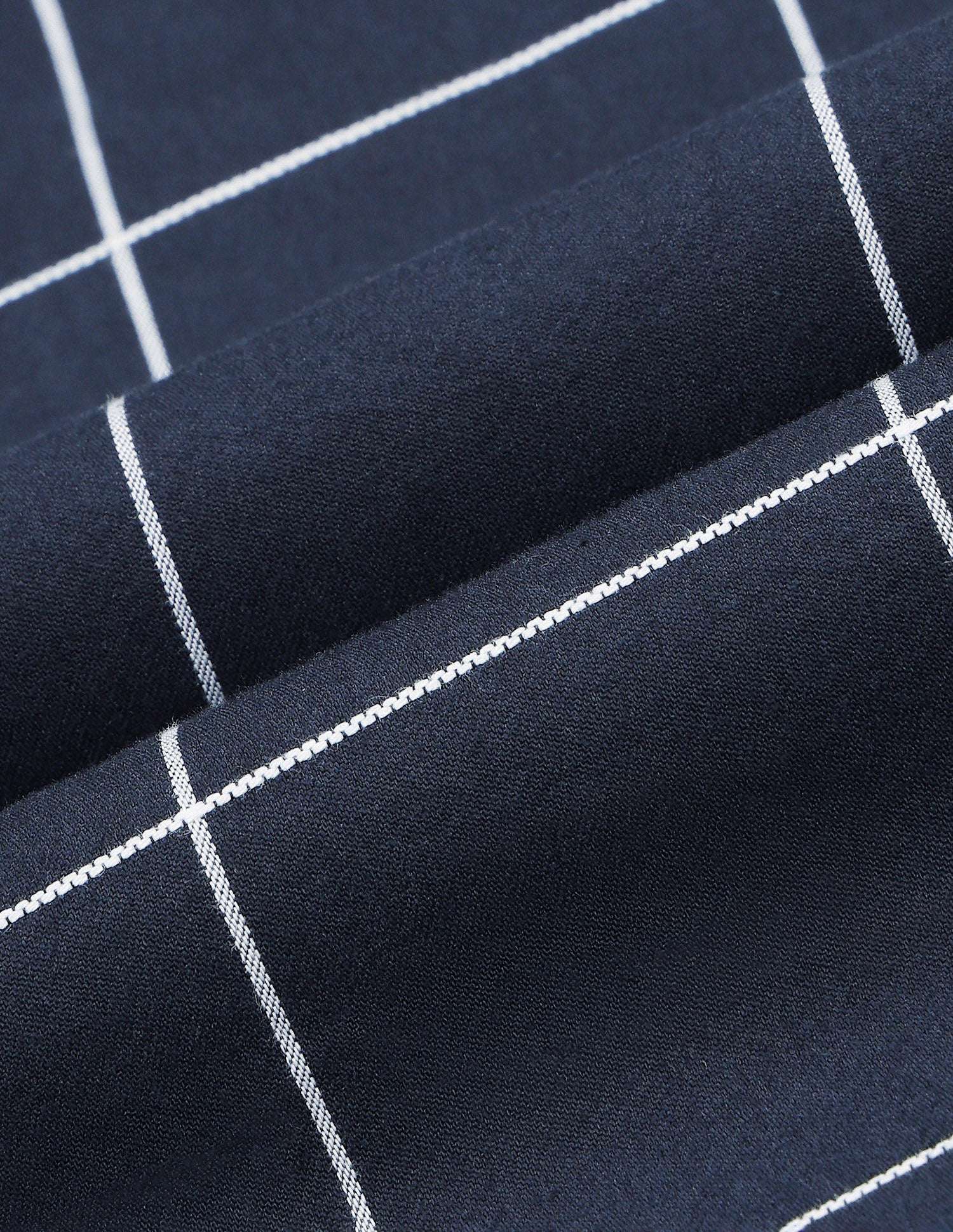 Windowpane Checked Twill Shirt Navy - U.S. Polo Assn. India | Large