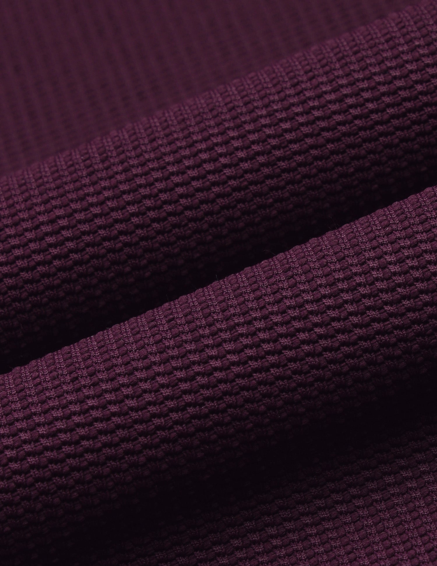 Waffle Textured Wide Leg Fit Pants Wine - U.S. Polo Assn. India | Large