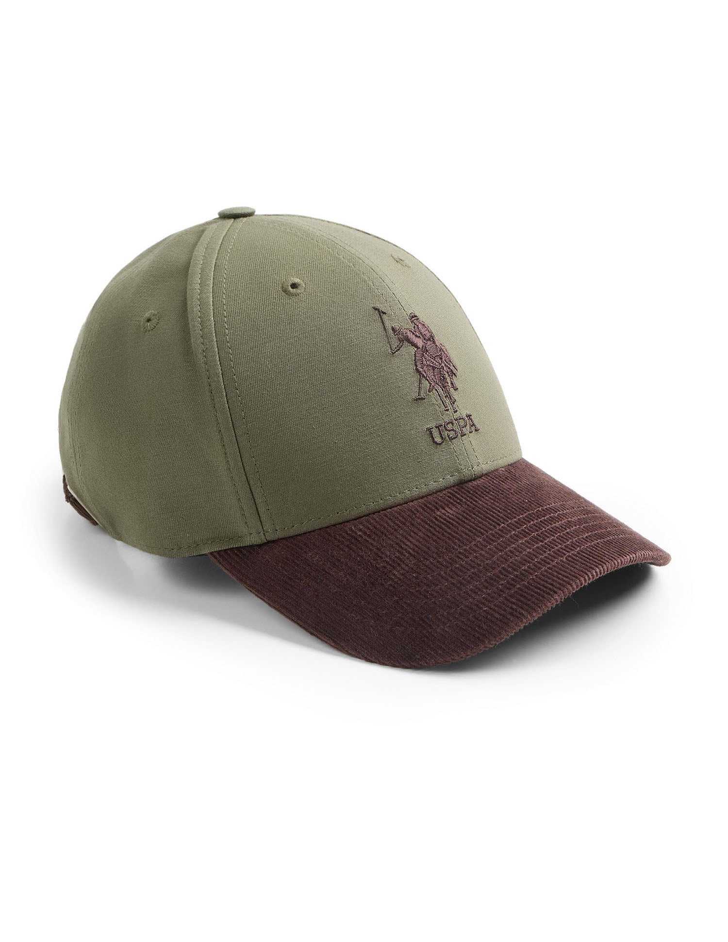 Corduroy Legend Of Horseshoe Cap Olive - U.S. Polo Assn. India | Large