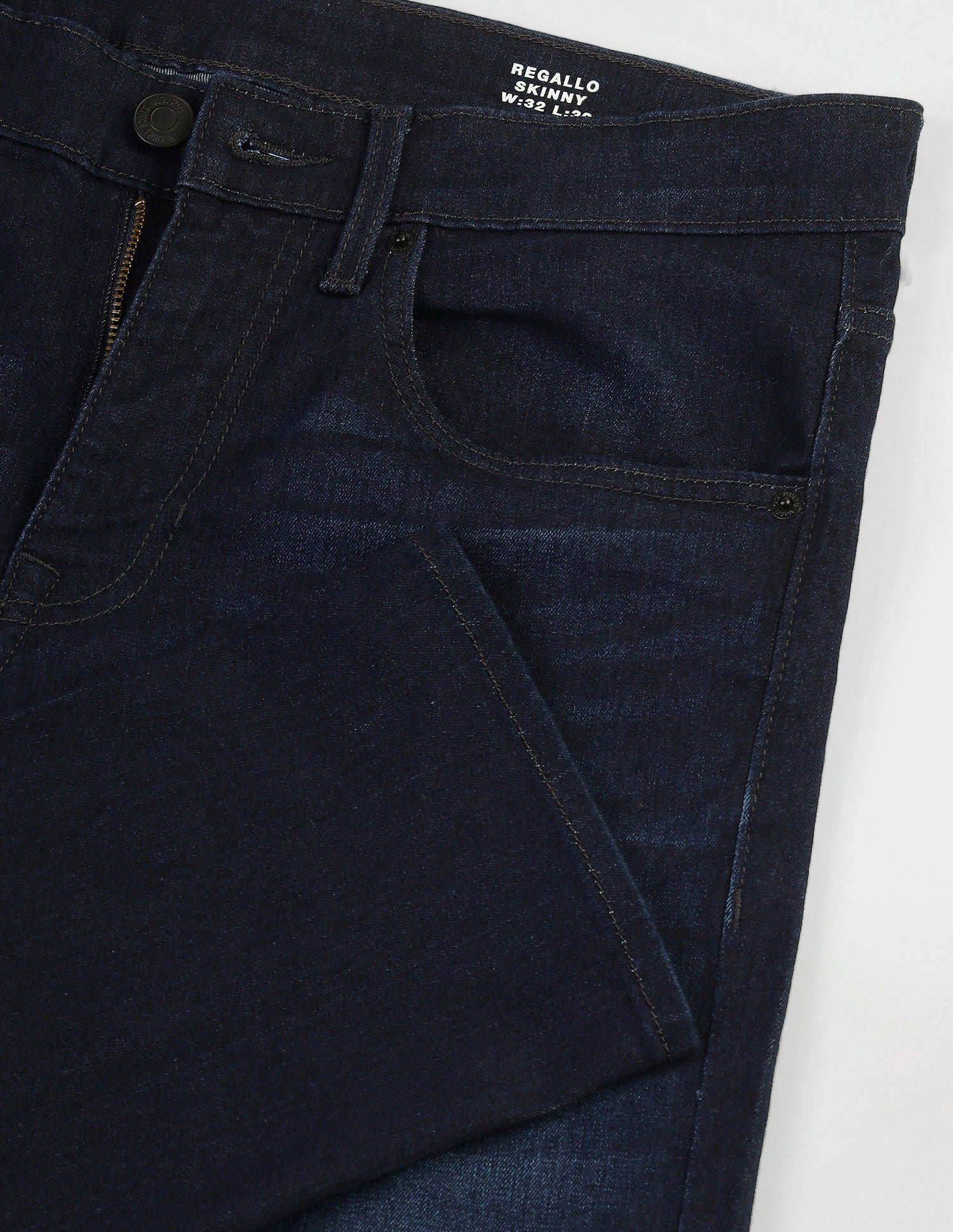 Regallo Skinny Fit Blue Jeans Blue - U.S. Polo Assn. India | Large