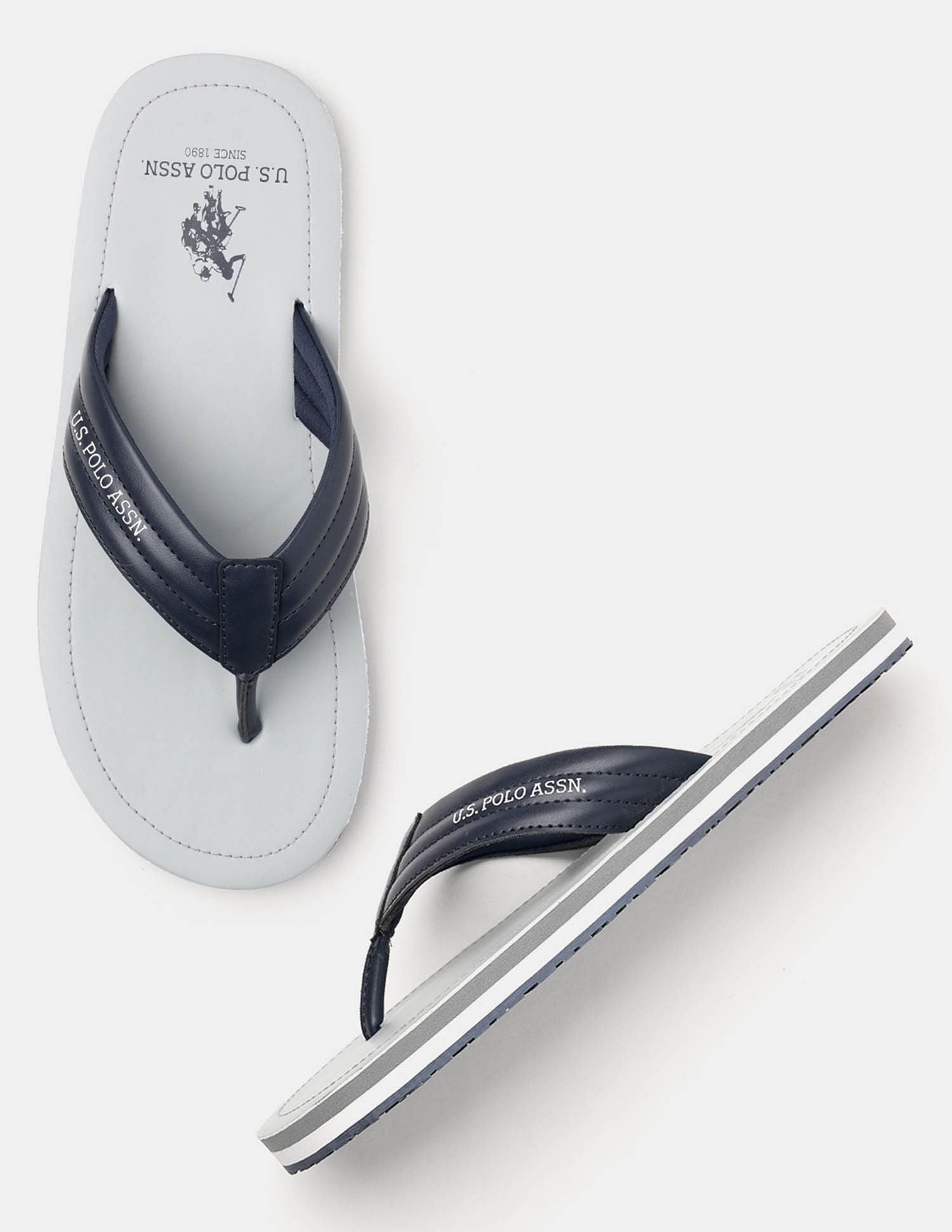 Men Terry Solid Flip Flops