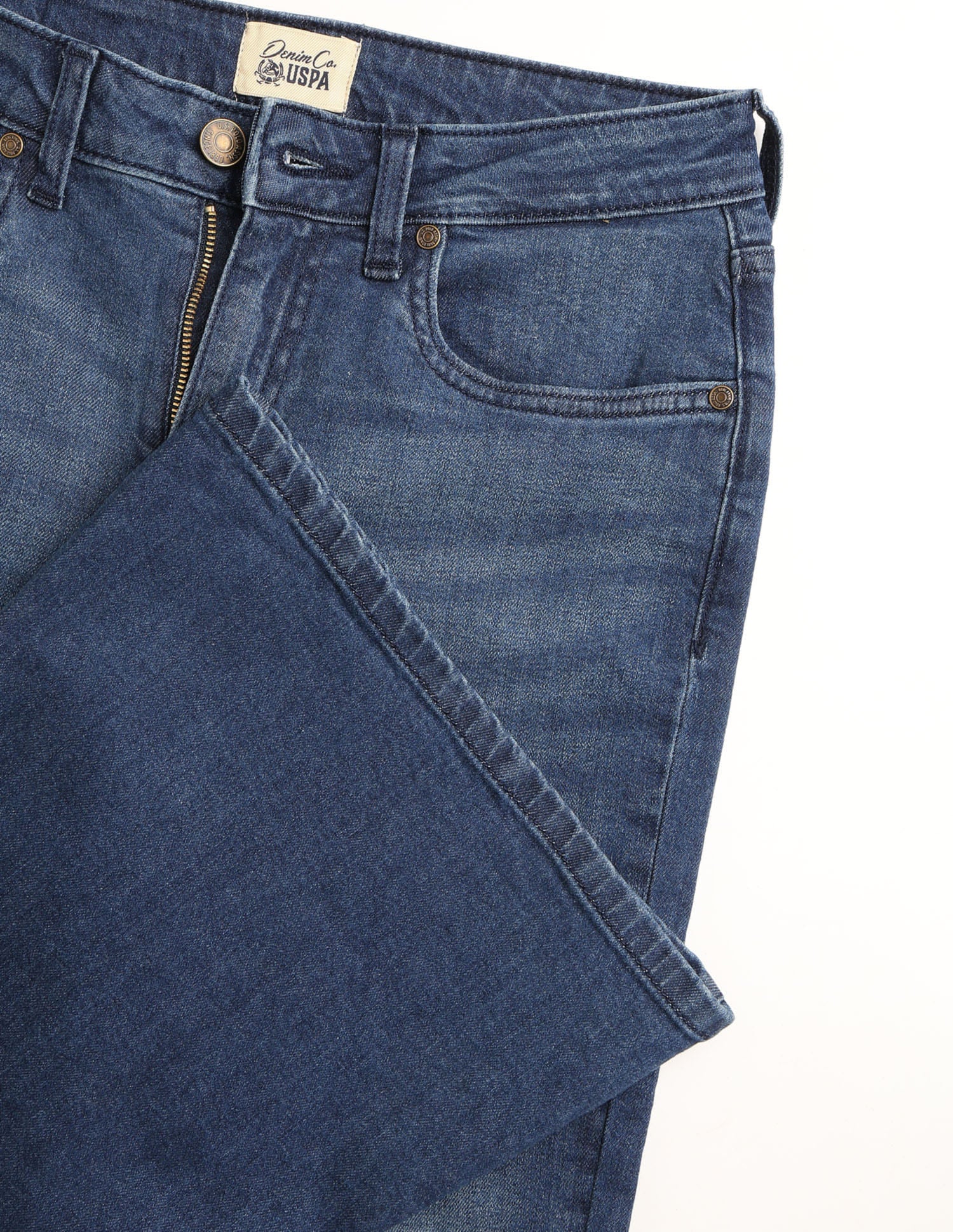 High Rise Extreme Flared Fit Jeans Blue - U.S. Polo Assn. India | Large