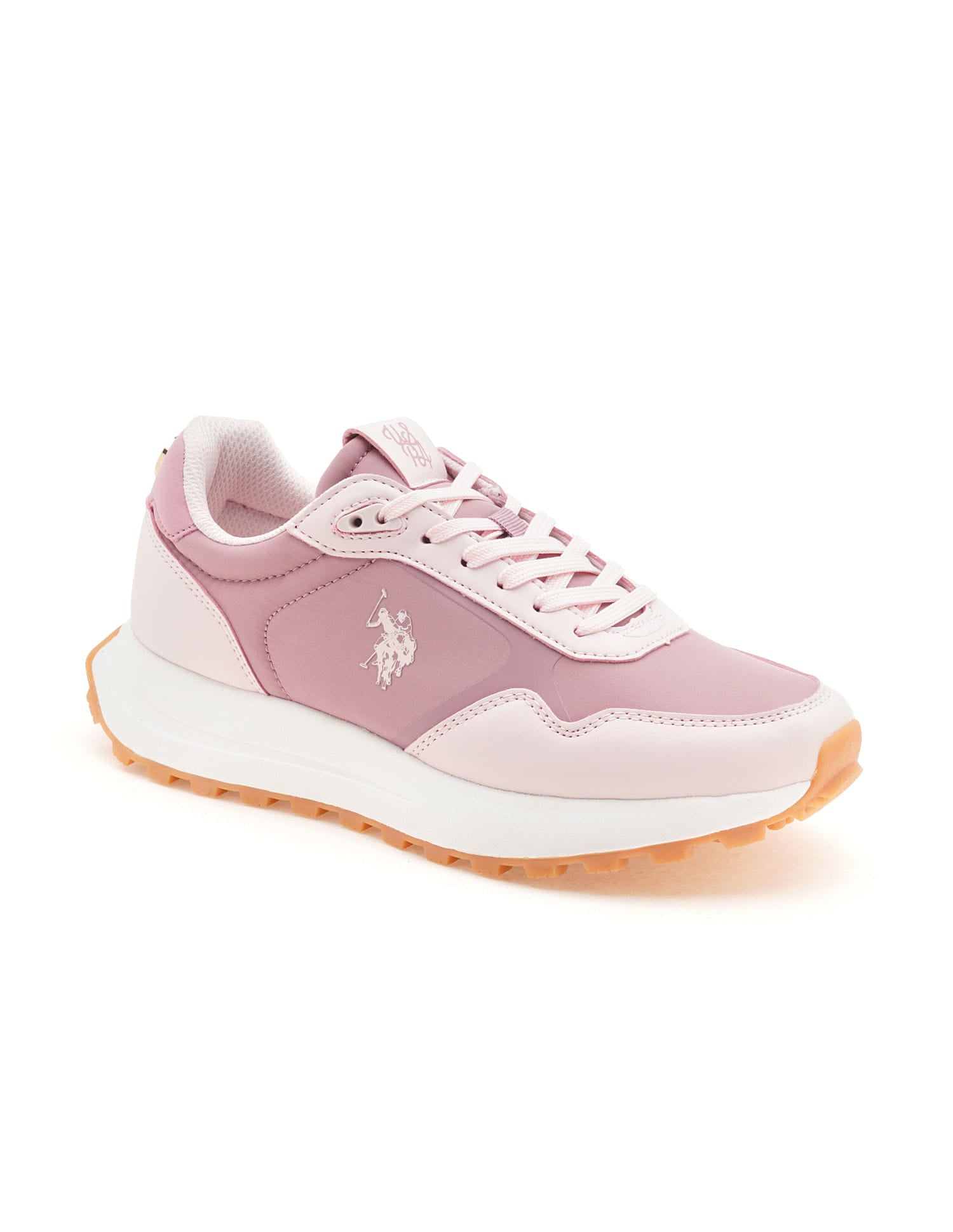 Women Colour Block Damaris Sneakers Dusty Pink - U.S. Polo Assn. India | Large