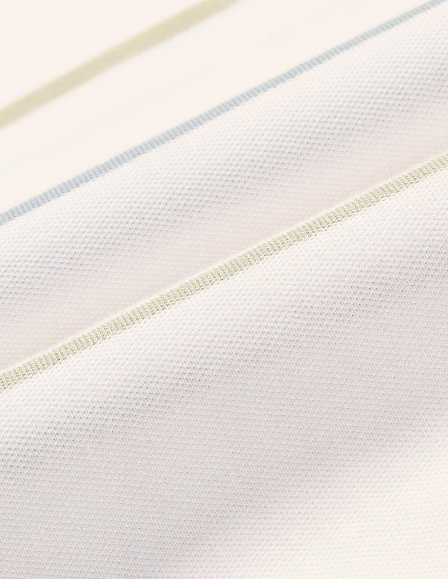 Horizontal Striped Working Holiday Polo Shirt White - U.S. Polo Assn. India | Large