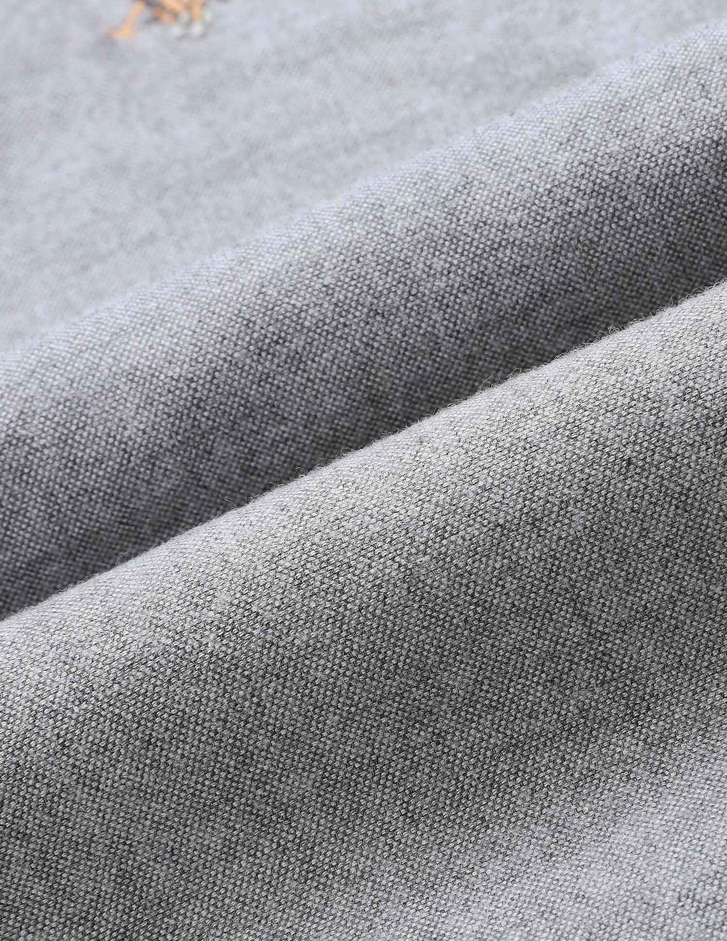 Regular Fit Solid Twill Shirt Grey - U.S. POLO ASSN. | Large