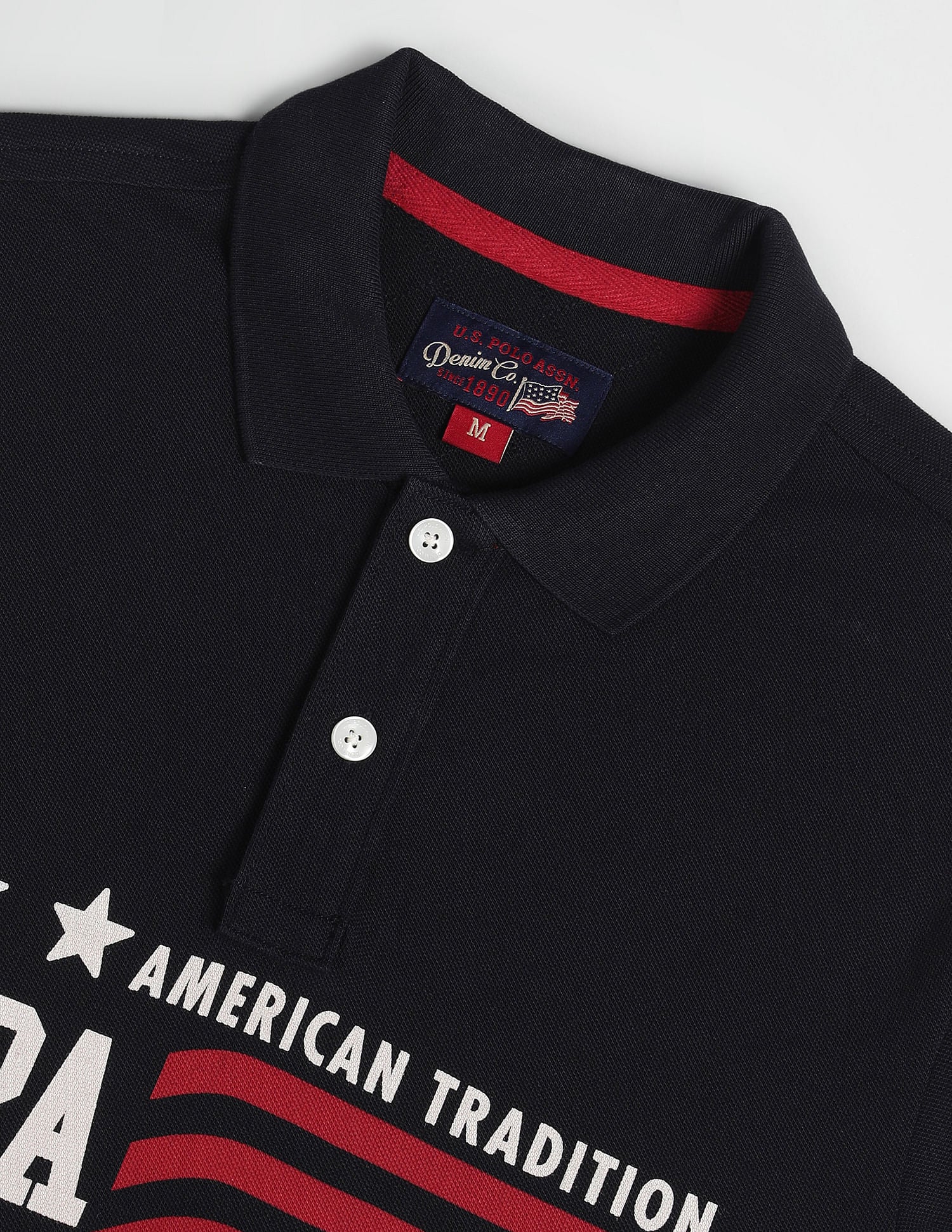 American Flag Polo Lacoste Us Brand Print Cotton Polo Shirt – Polo