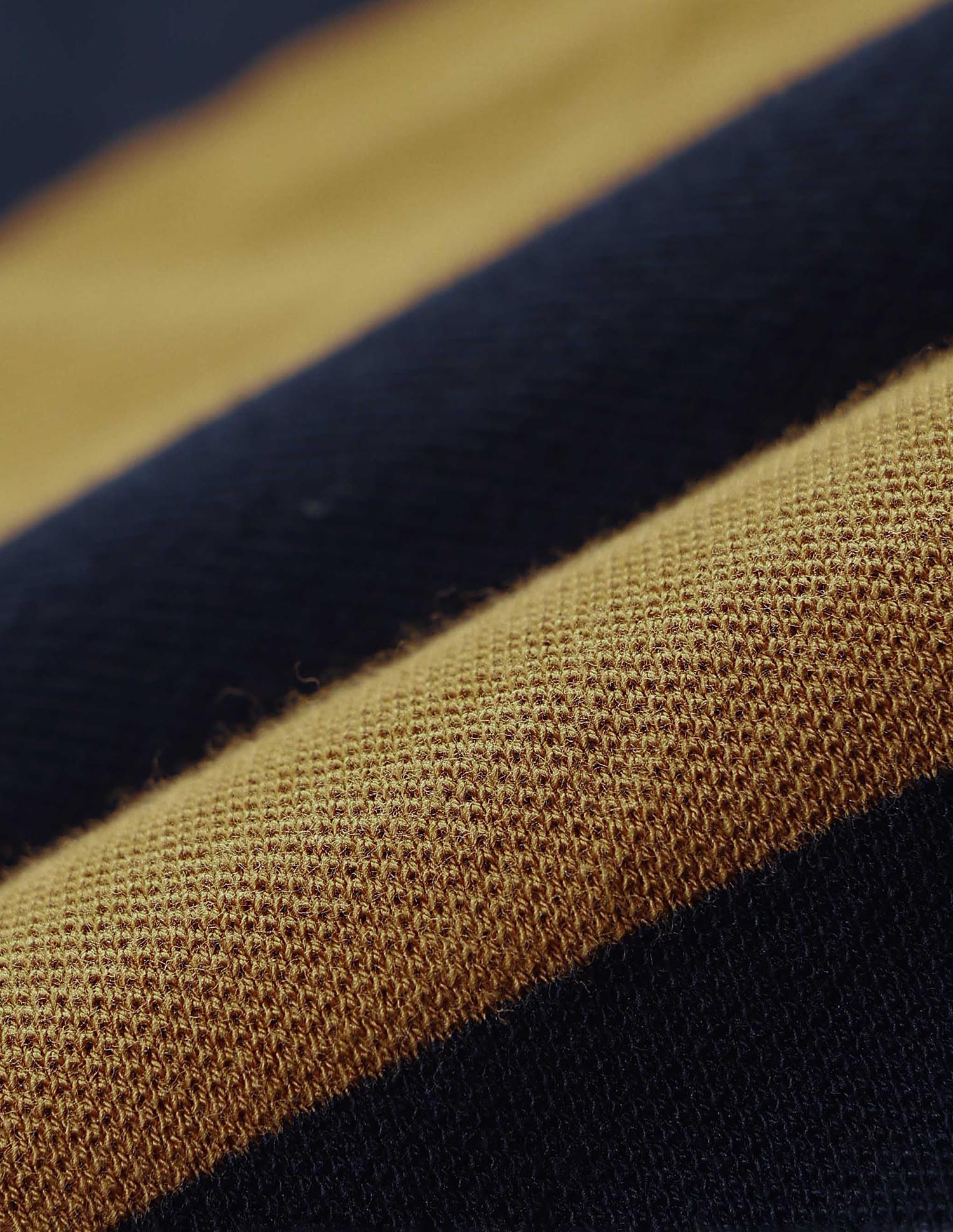 Horizontal Striped Slim Fit T-shirt Mustard - U.S. POLO ASSN. | Large