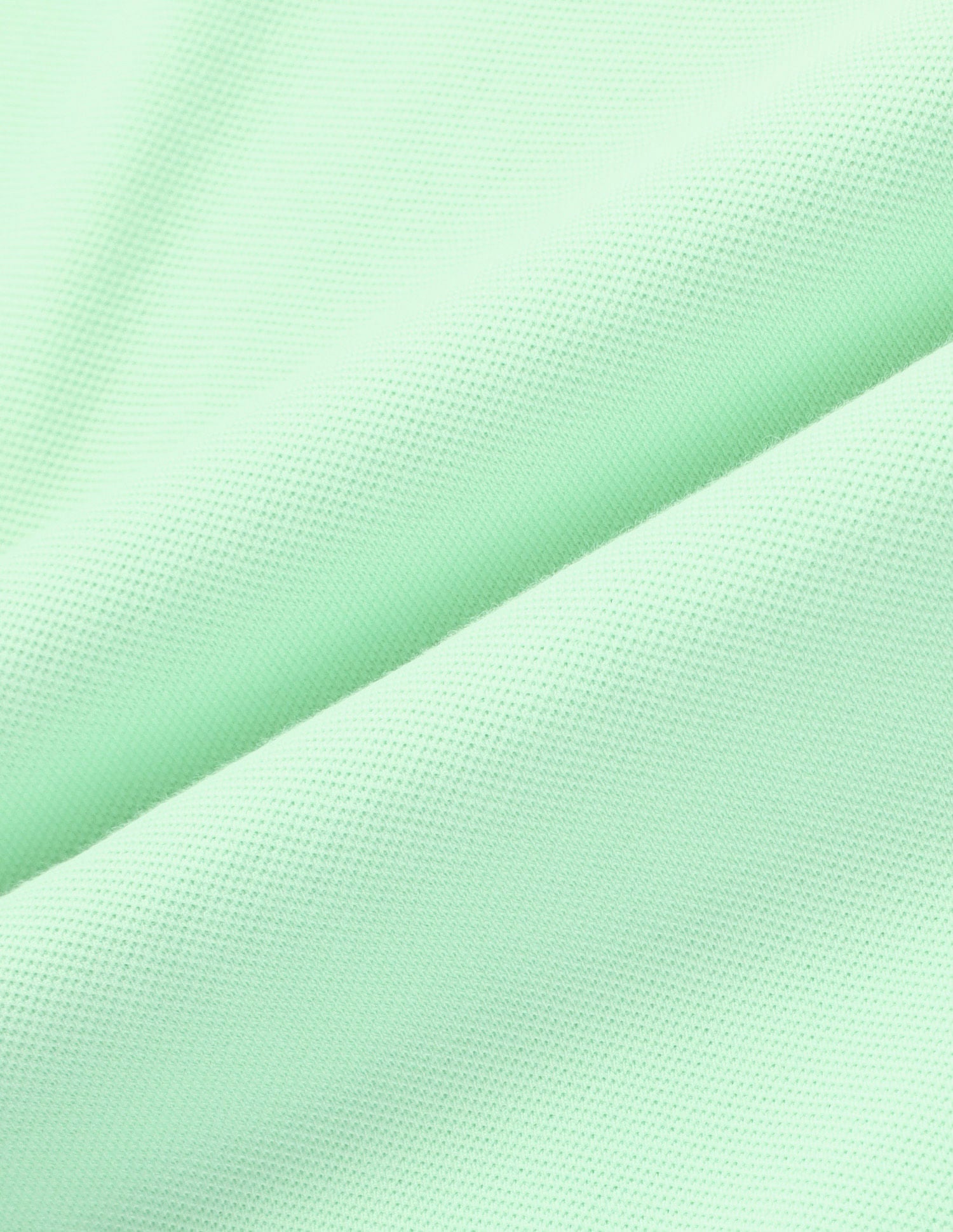 Pure Cotton Solid Polo Shirt Light Green - U.S. Polo Assn. India | Large