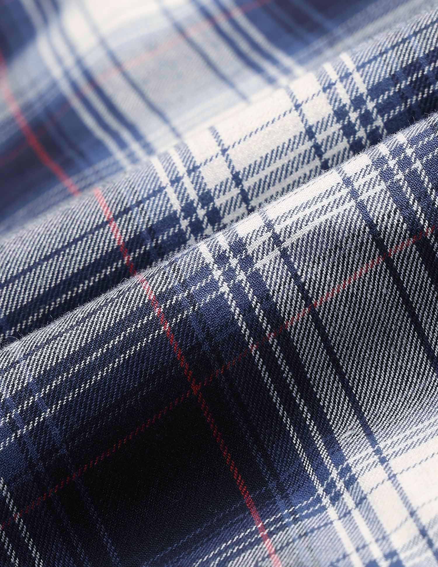 Tartan Checked Regular Fit Shirt Navy - U.S. POLO ASSN. | Large