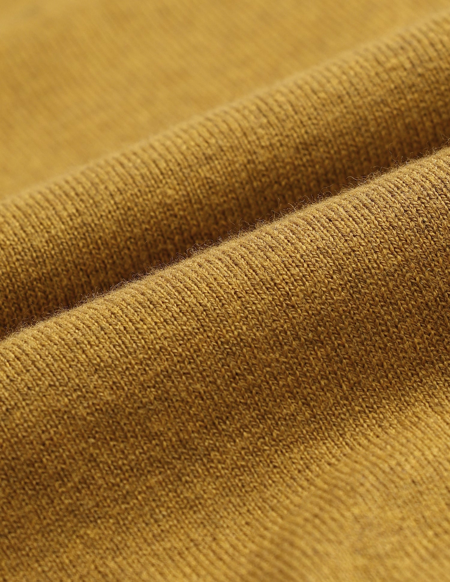 Textured Regular Fit Sweater Mustard - U.S. Polo Assn. India | Large