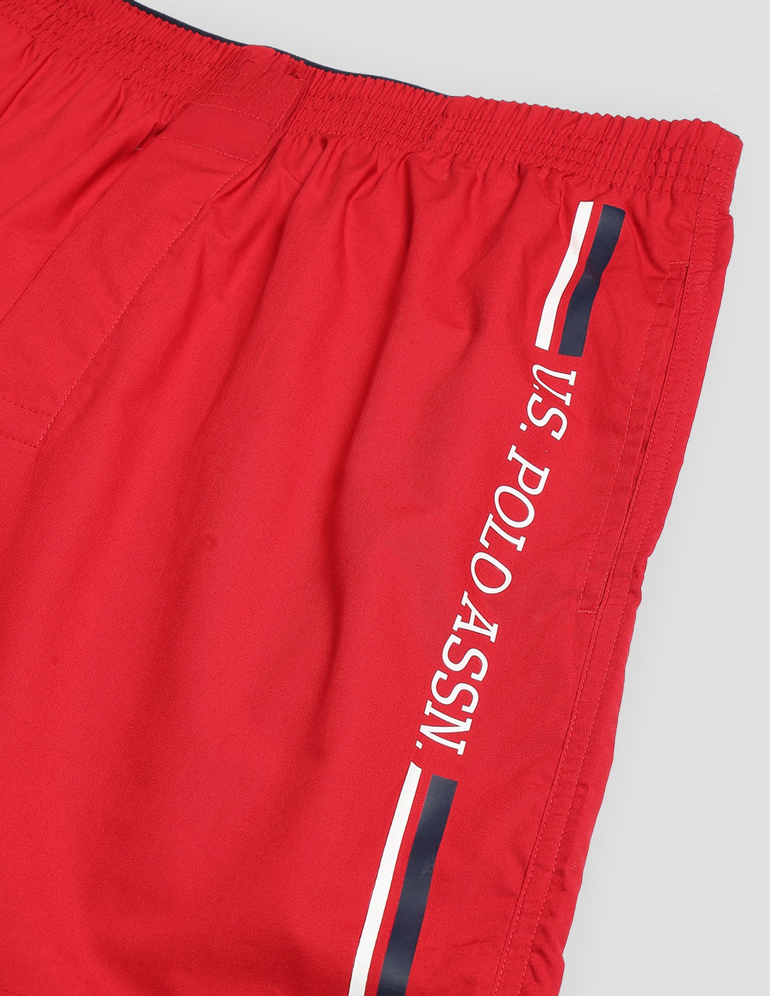 Brand Stripe Dual Pocket IYAX Boxers - Pack Of 1 Red - U.S. POLO ASSN. | Large