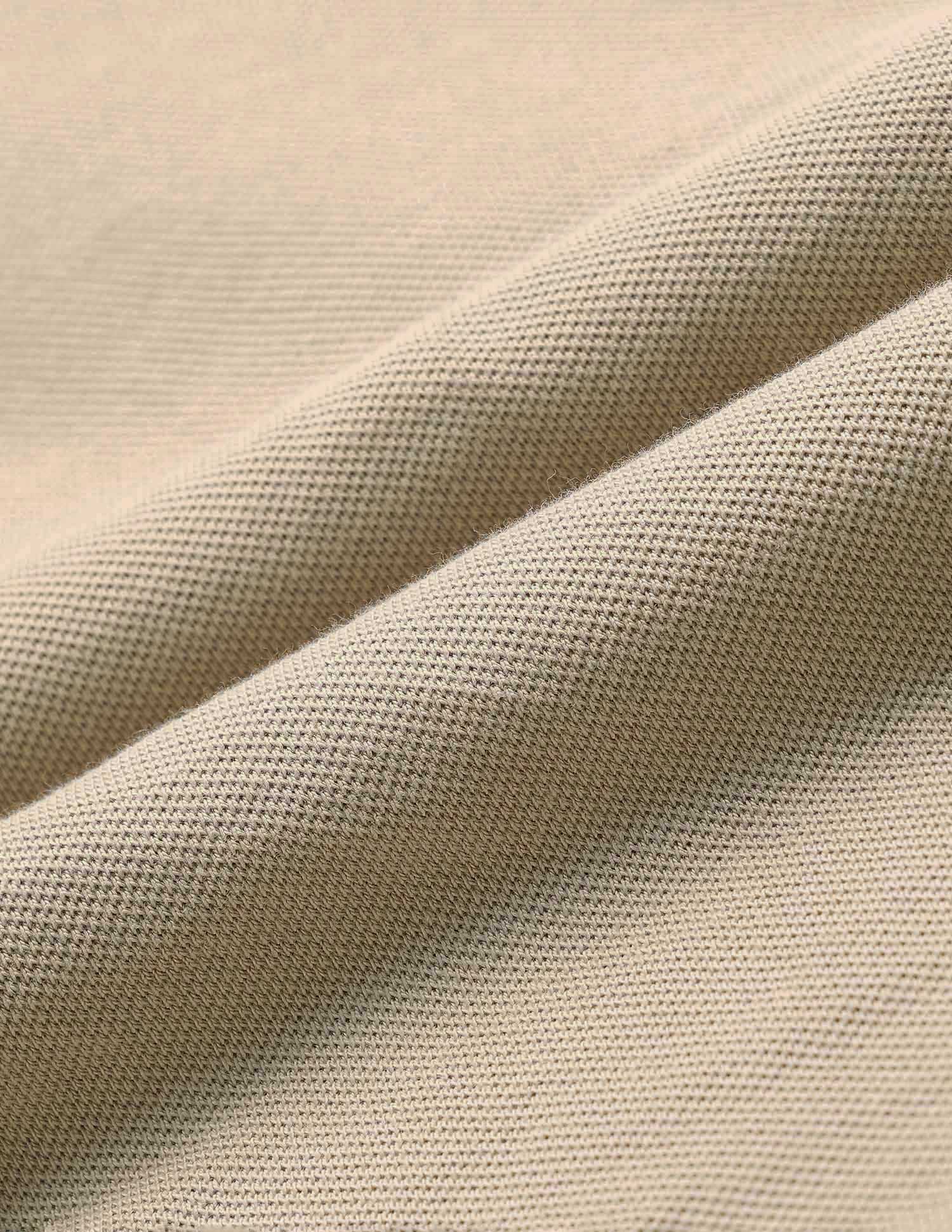 Pure Cotton Muscle Fit Polo Shirt Beige - U.S. Polo Assn. India | Large