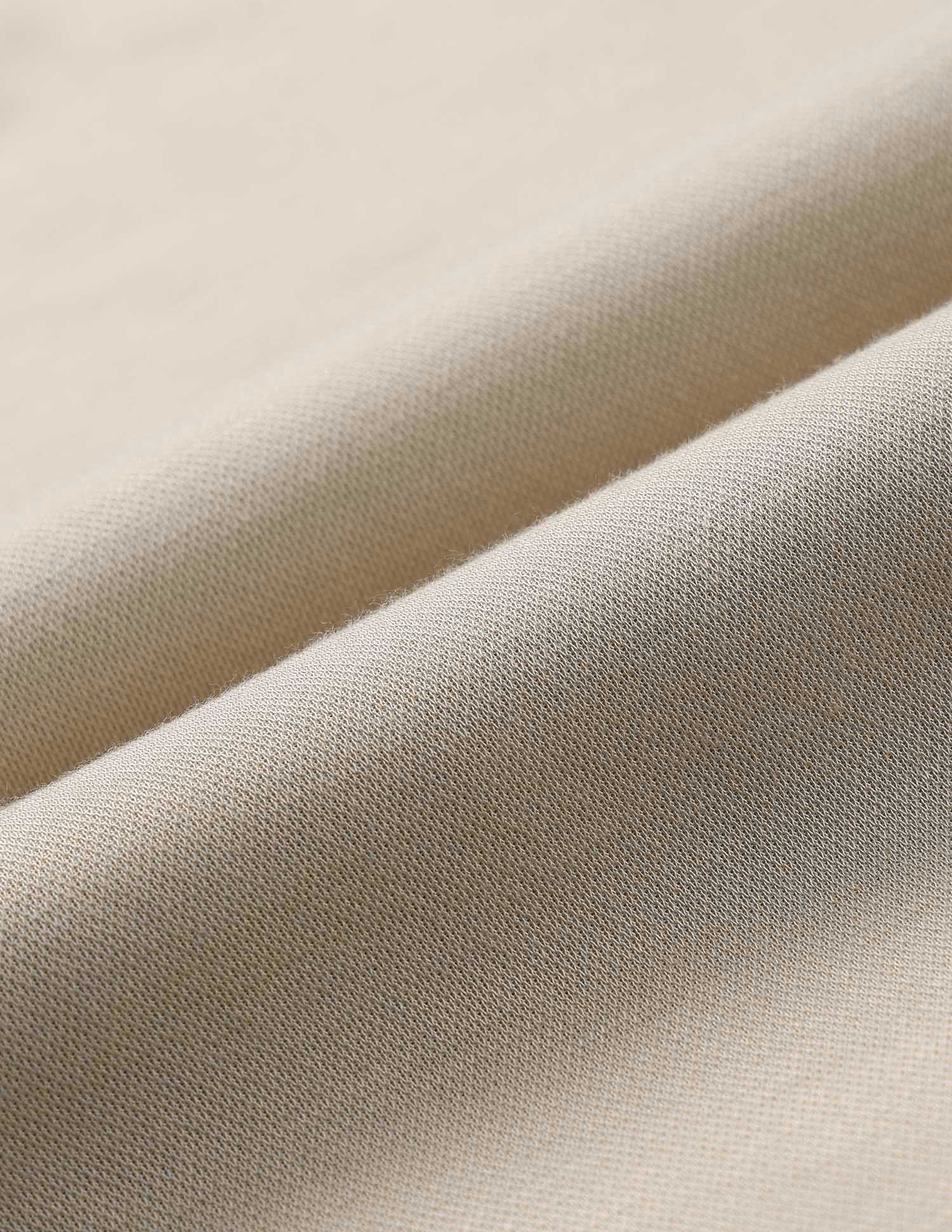 Solid Pure Cotton Muscle Fit Shirt Beige - U.S. Polo Assn. India | Large
