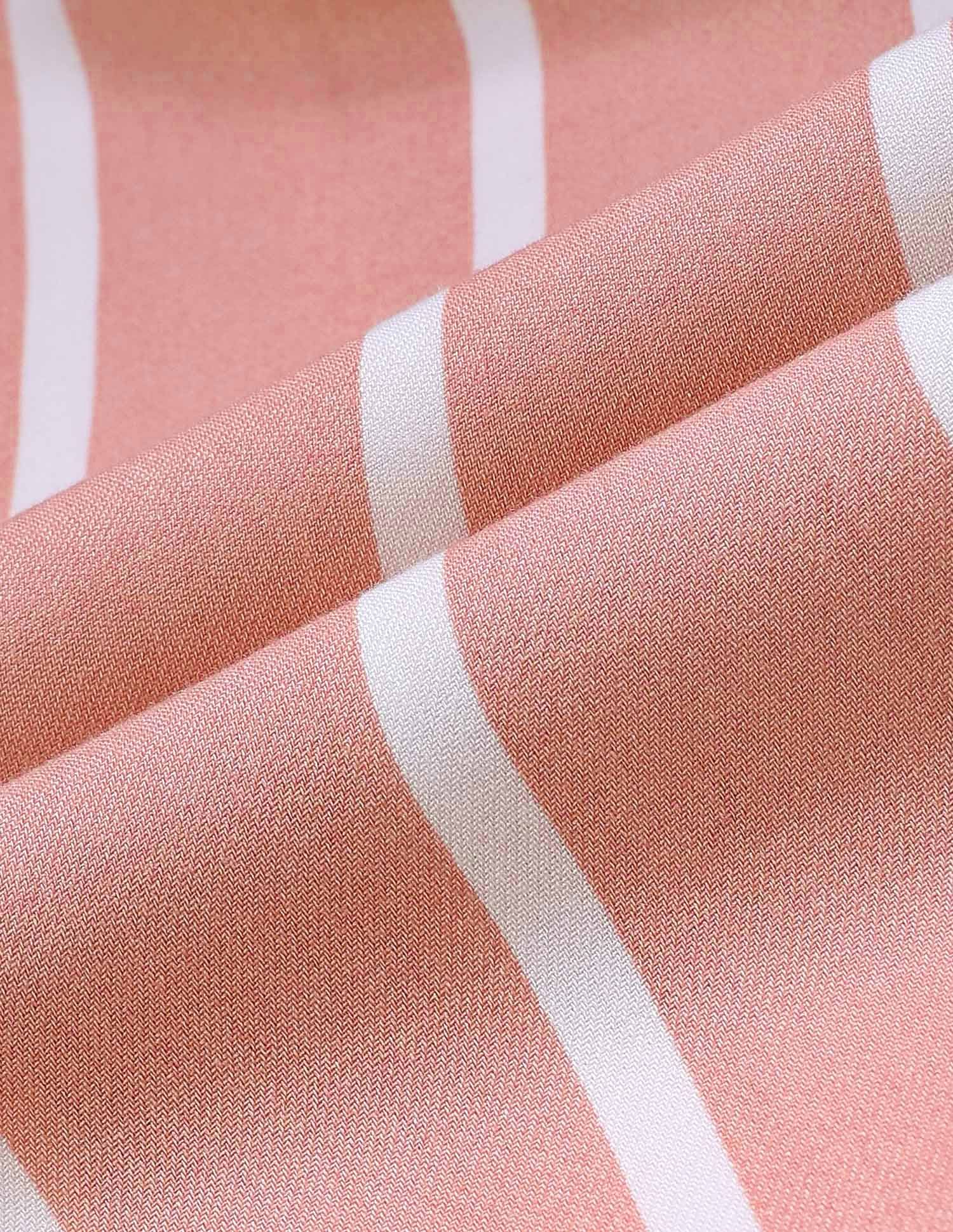 Girls Vertical Striped Co-Ords Pink - U.S. POLO ASSN. | Large