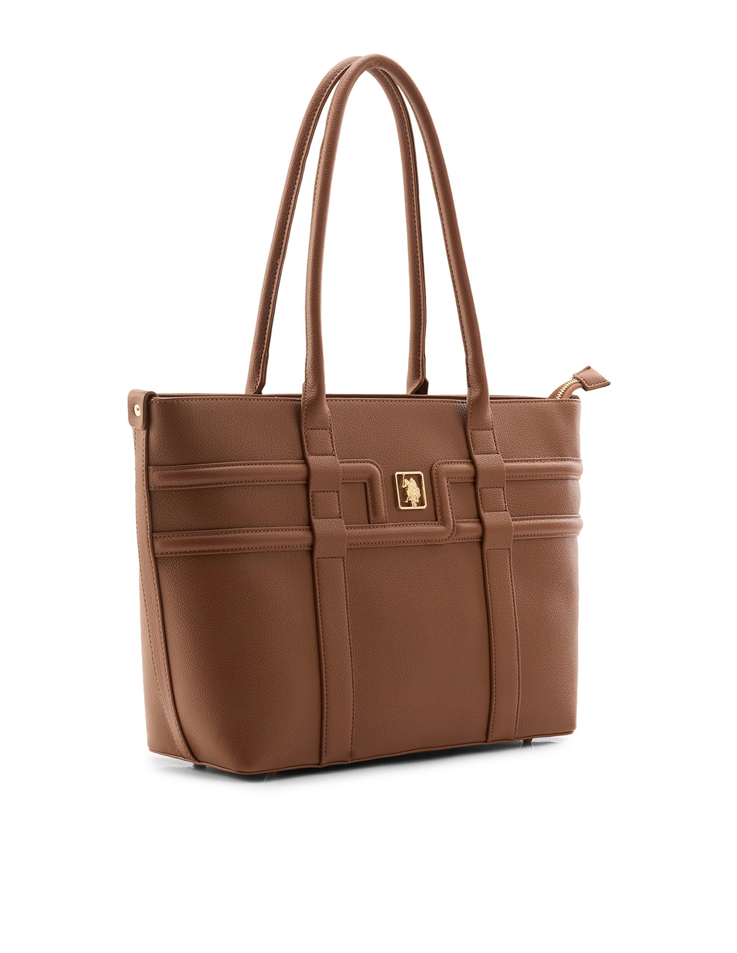 Creme Tote Bag Brown - U.S. Polo Assn. India | Large