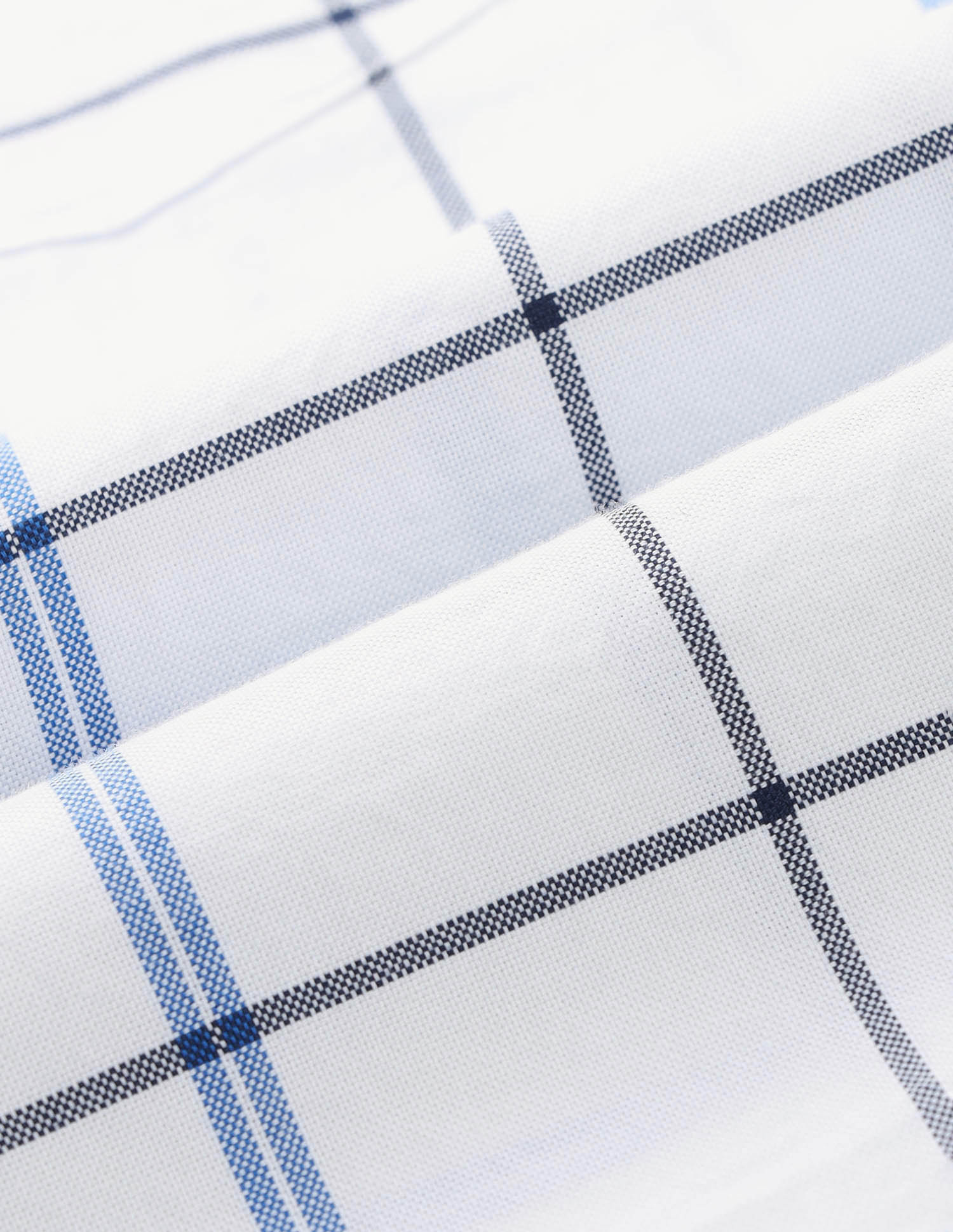 Grid Tattersall Checked Regular Shirt Blue - U.S. Polo Assn. India | Large