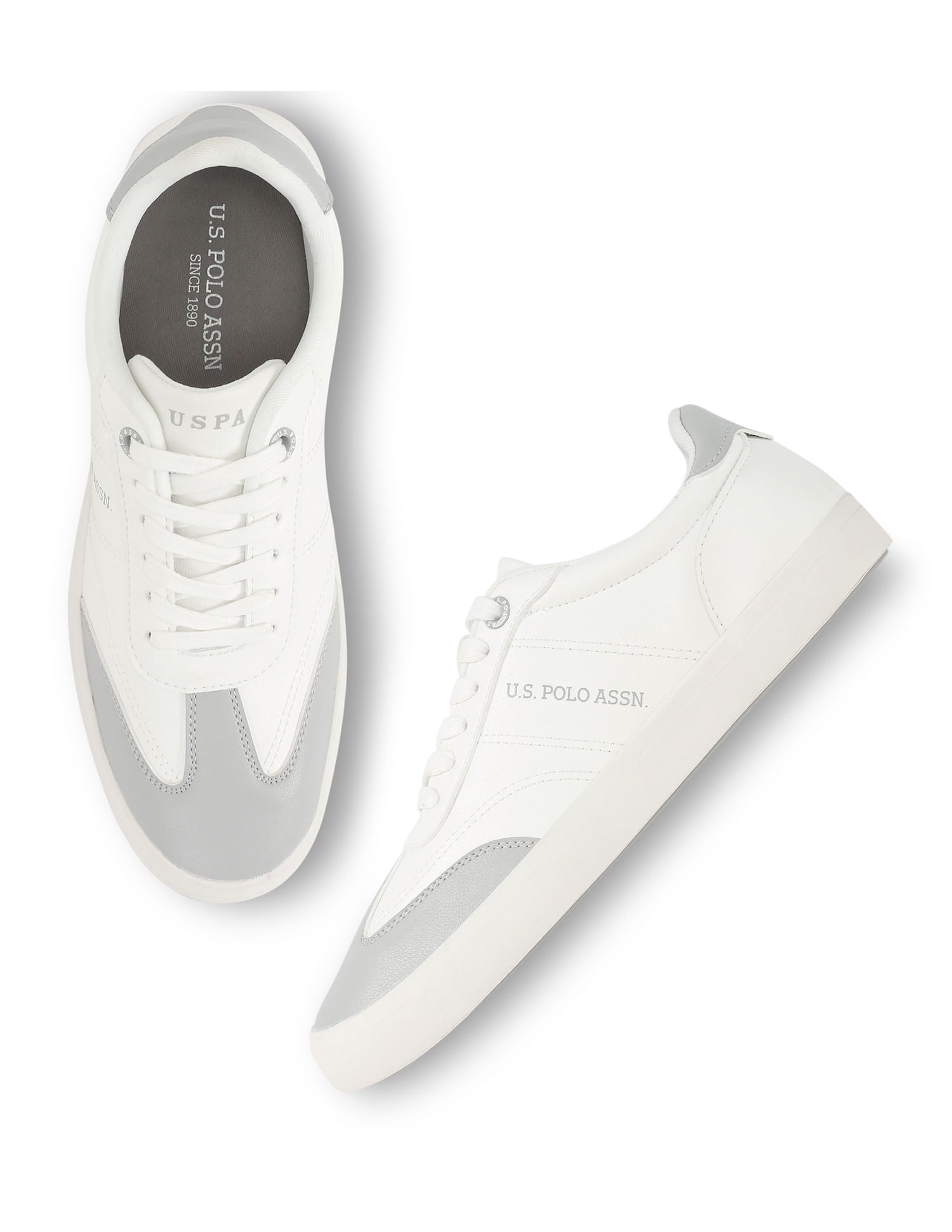 Men Colour Blocked Gian 2.0 Sneakers Grey - U.S. POLO ASSN. | Large