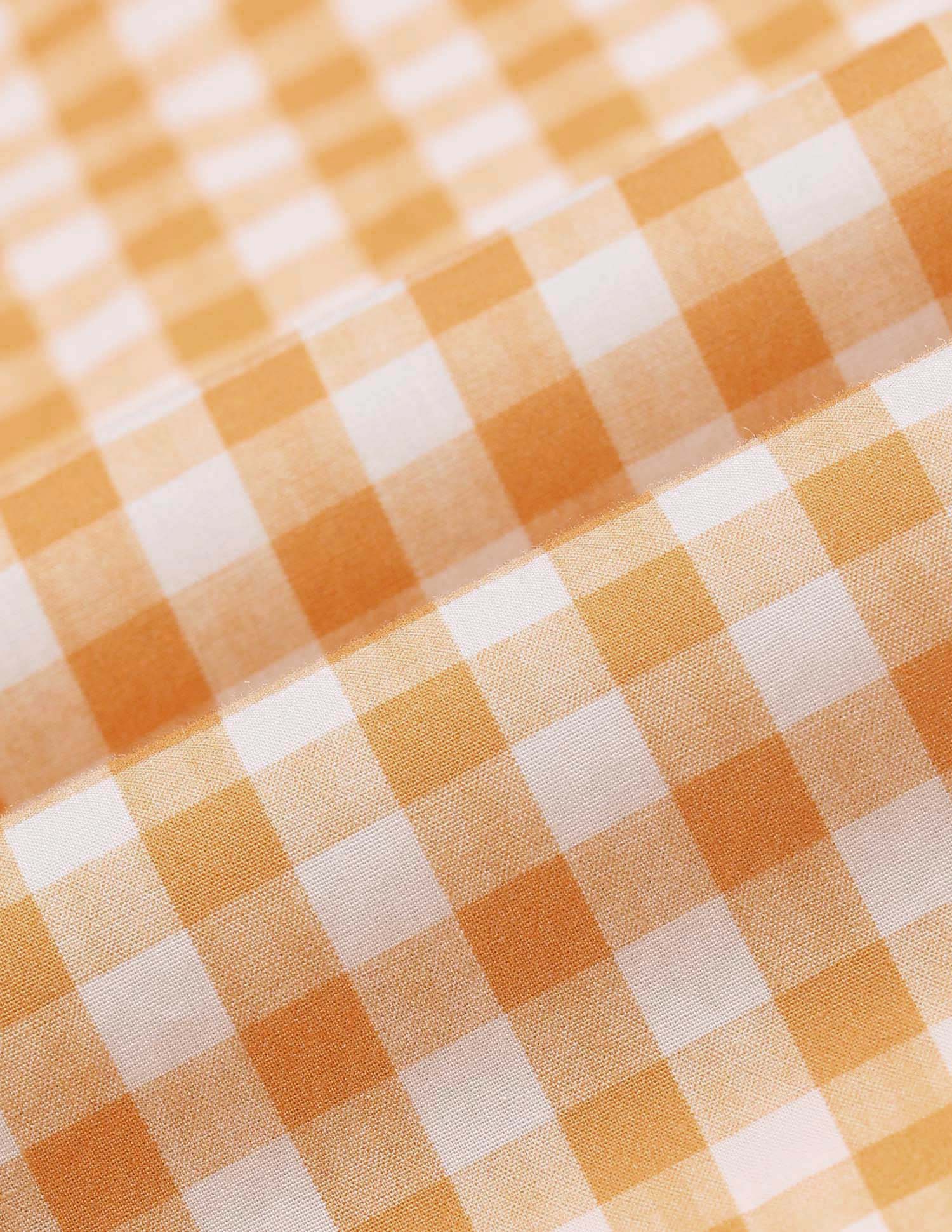 Gingham Twill Shirt Yellow - U.S. POLO ASSN. | Large