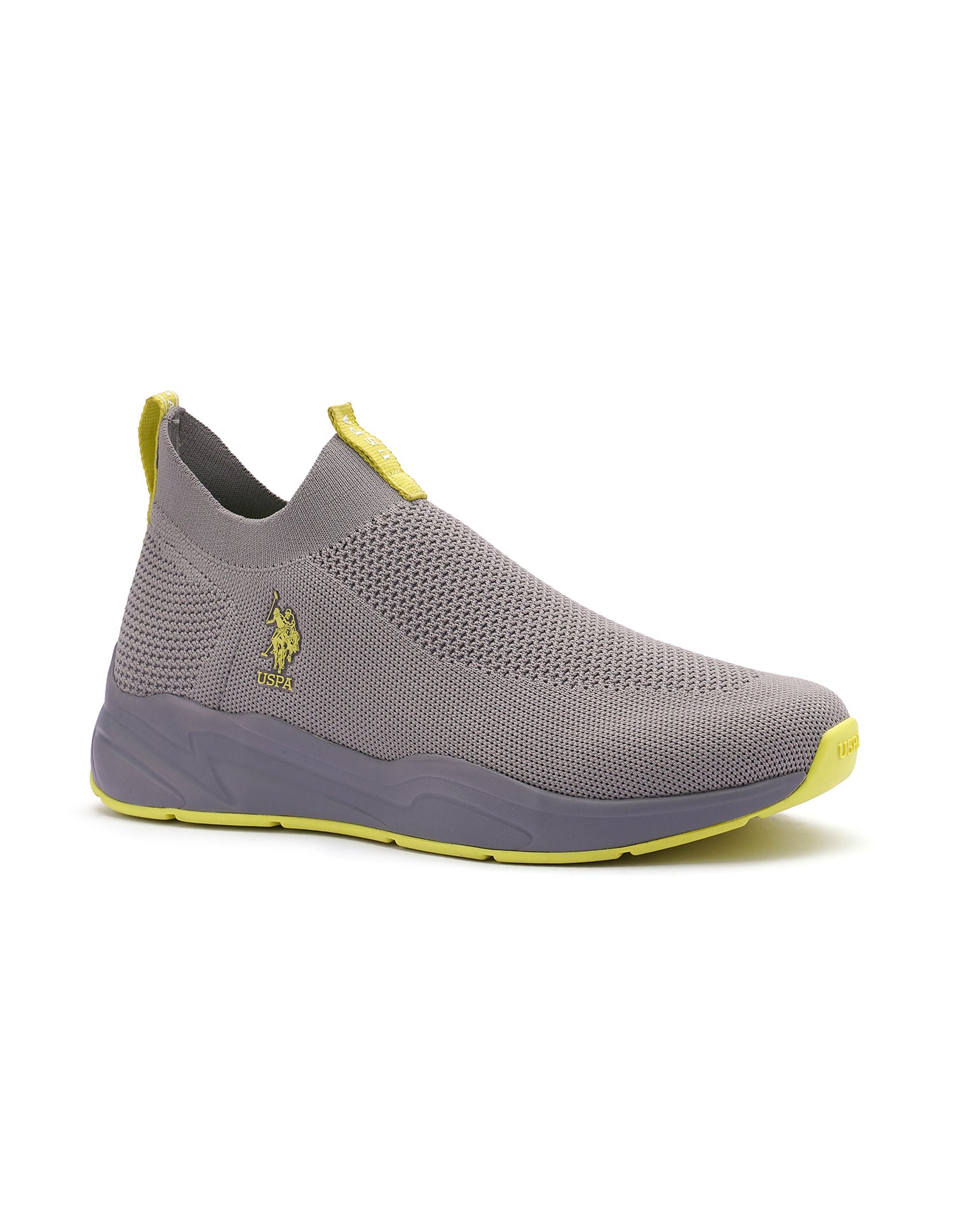 Men Duncun 5.0 Grey Uspa Sport  Sneaker Slip On Grey - U.S. Polo Assn. India | Large
