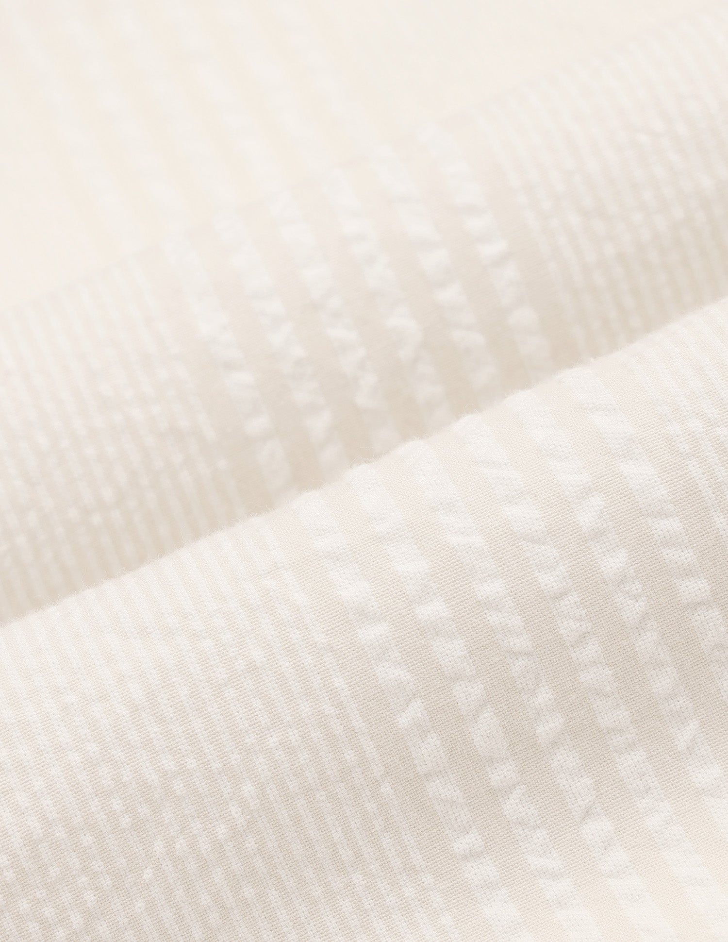 Vertical Striped Seersucker Shirt Beige - U.S. Polo Assn. India | Large