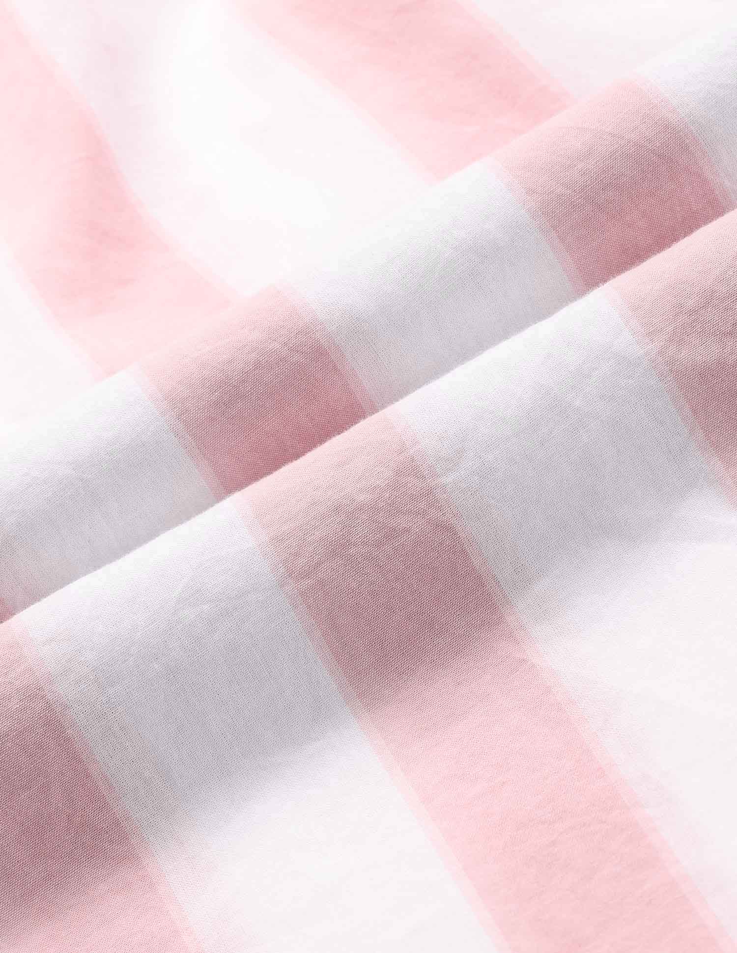 Vertical Striped Poplin Shirt Light Pink - U.S. Polo Assn. India | Large