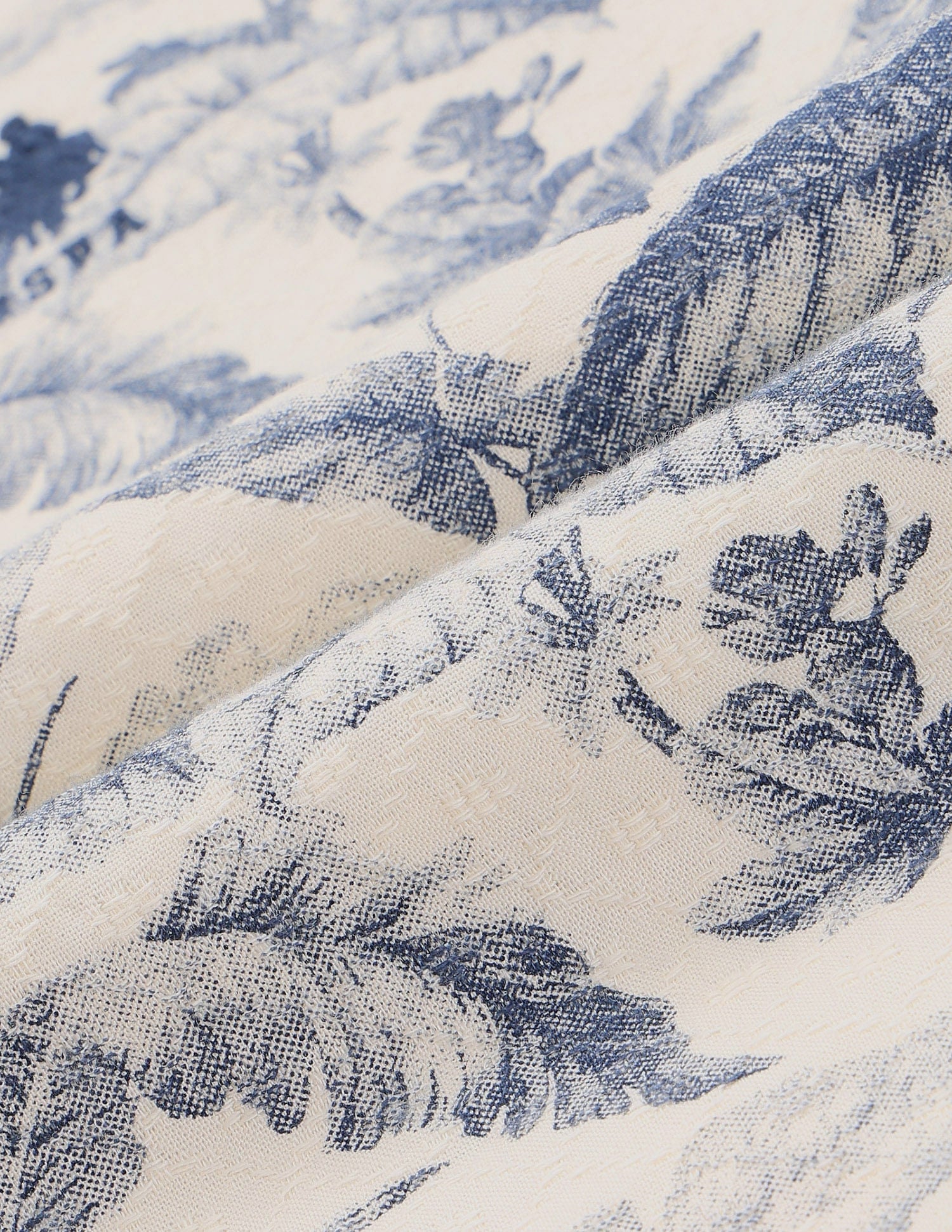 Regular Fit Dobby Printed Shirt Navy - U.S. POLO ASSN. | Large