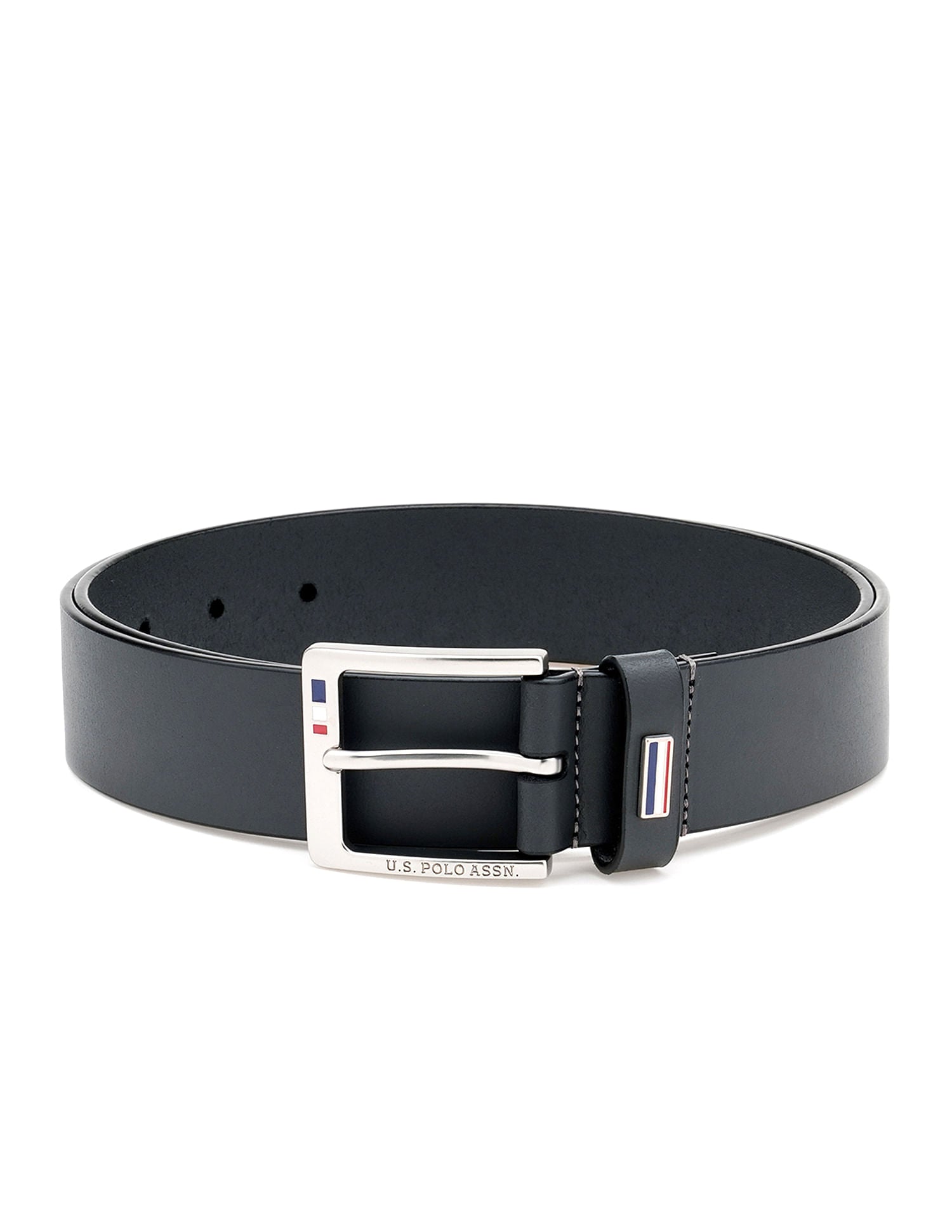 Men Supermont Leather Belt Grey - U.S. POLO ASSN. | Large