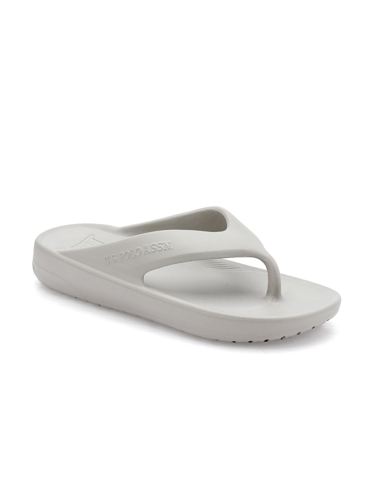 Men Axel Grey Foam Walk Flip Flop Grey - U.S. Polo Assn. India | Large