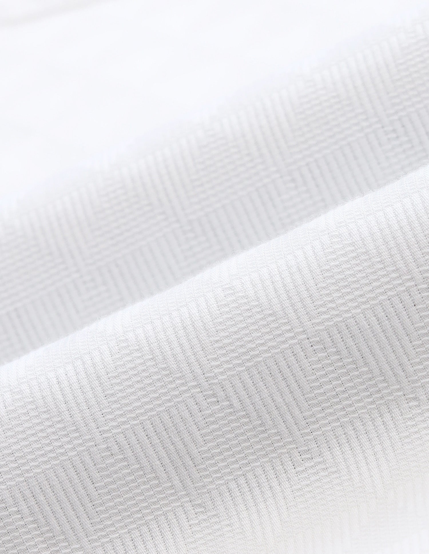 Textured Tailored Fit Shirt White - U.S. Polo Assn. India | Large