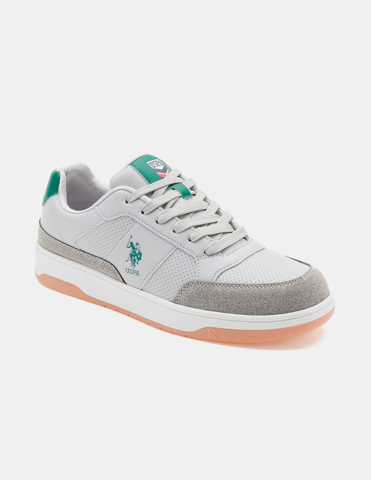 Men Colourblocked Simon Sneakers Grey - U.S. Polo Assn. India | Large