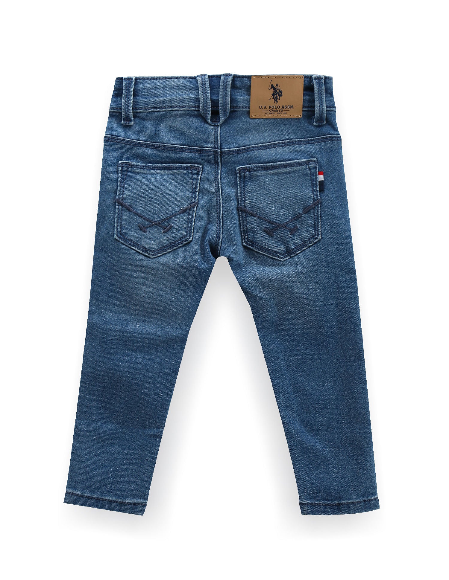 Boys Slim Fit Blue Jeans Blue - U.S. POLO ASSN. | Large