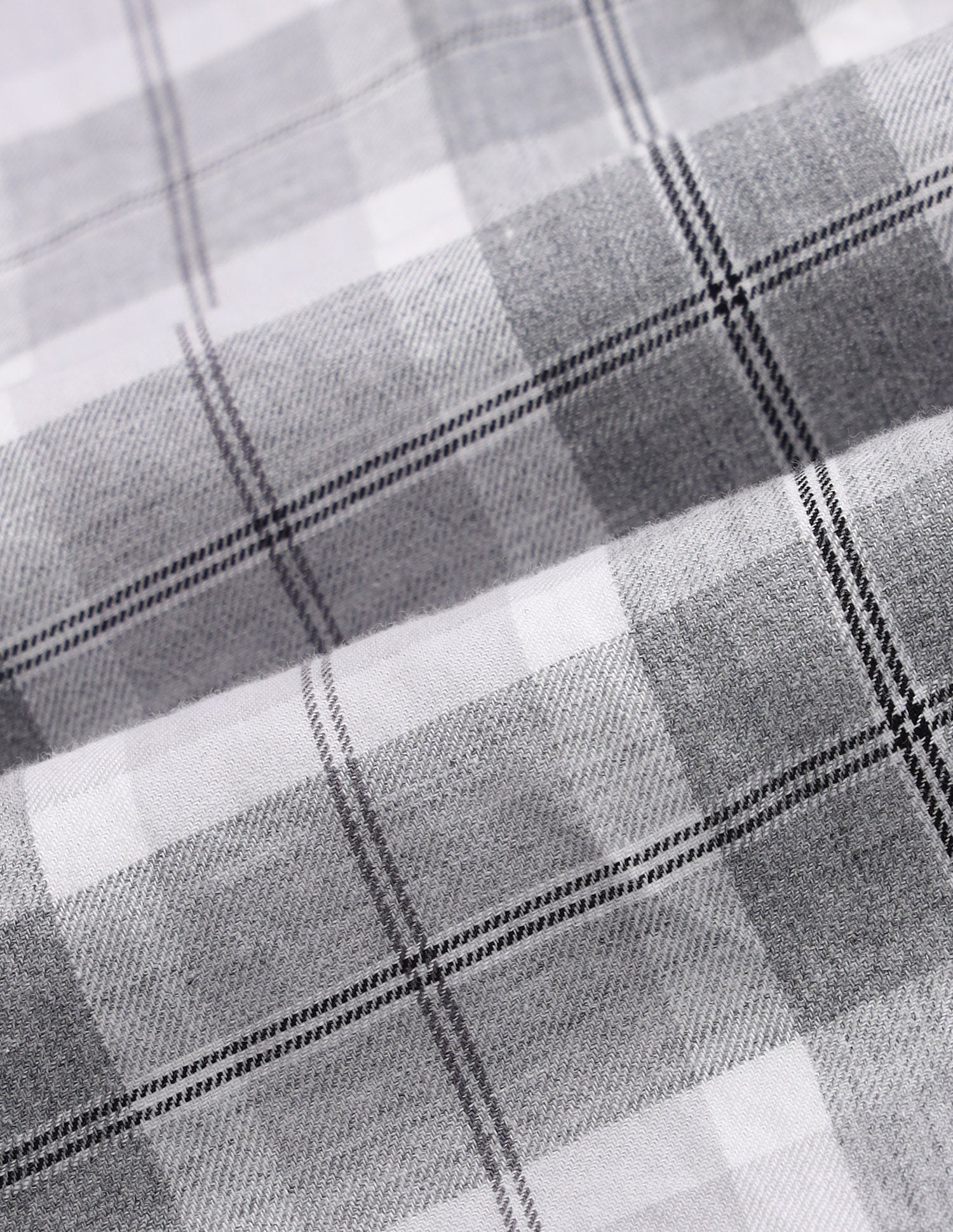 Tartan Checked Tailored Fit Shirt Grey - U.S. Polo Assn. India | Large