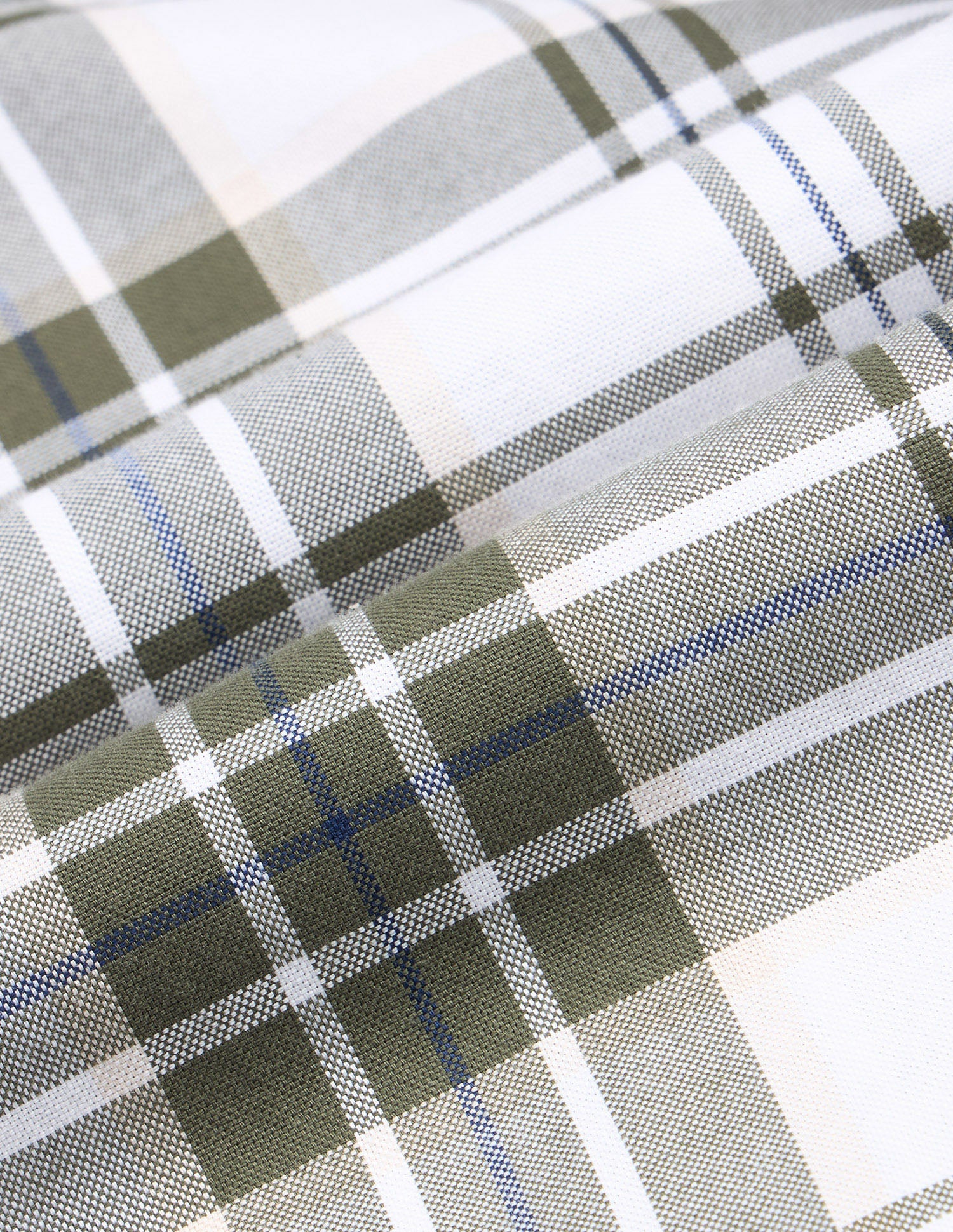 Plaid Checked Tailored Fit Shirt Olive - U.S. Polo Assn. India | Large