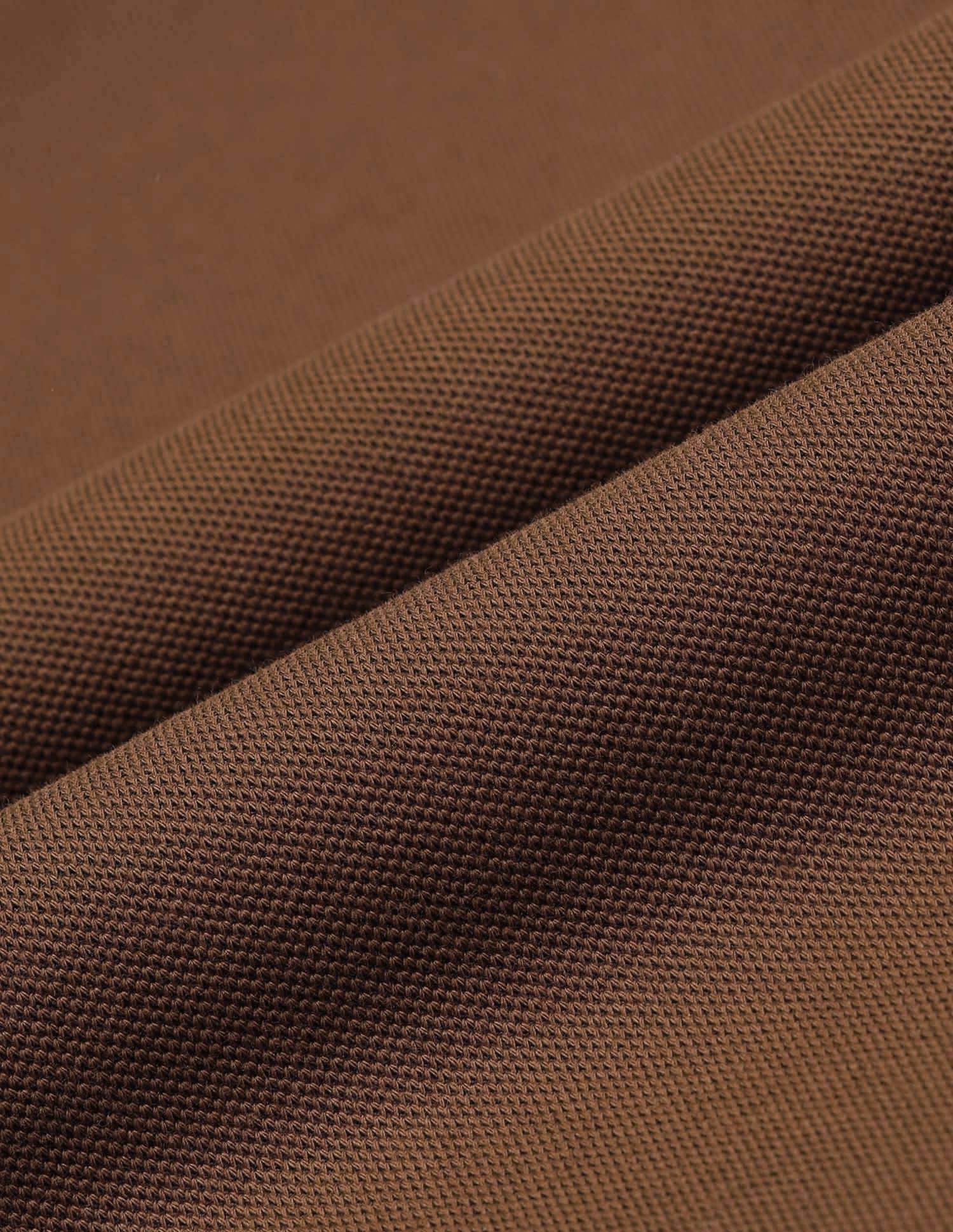 Solid Regular Fit Polo Shirt Brown - U.S. POLO ASSN. | Large