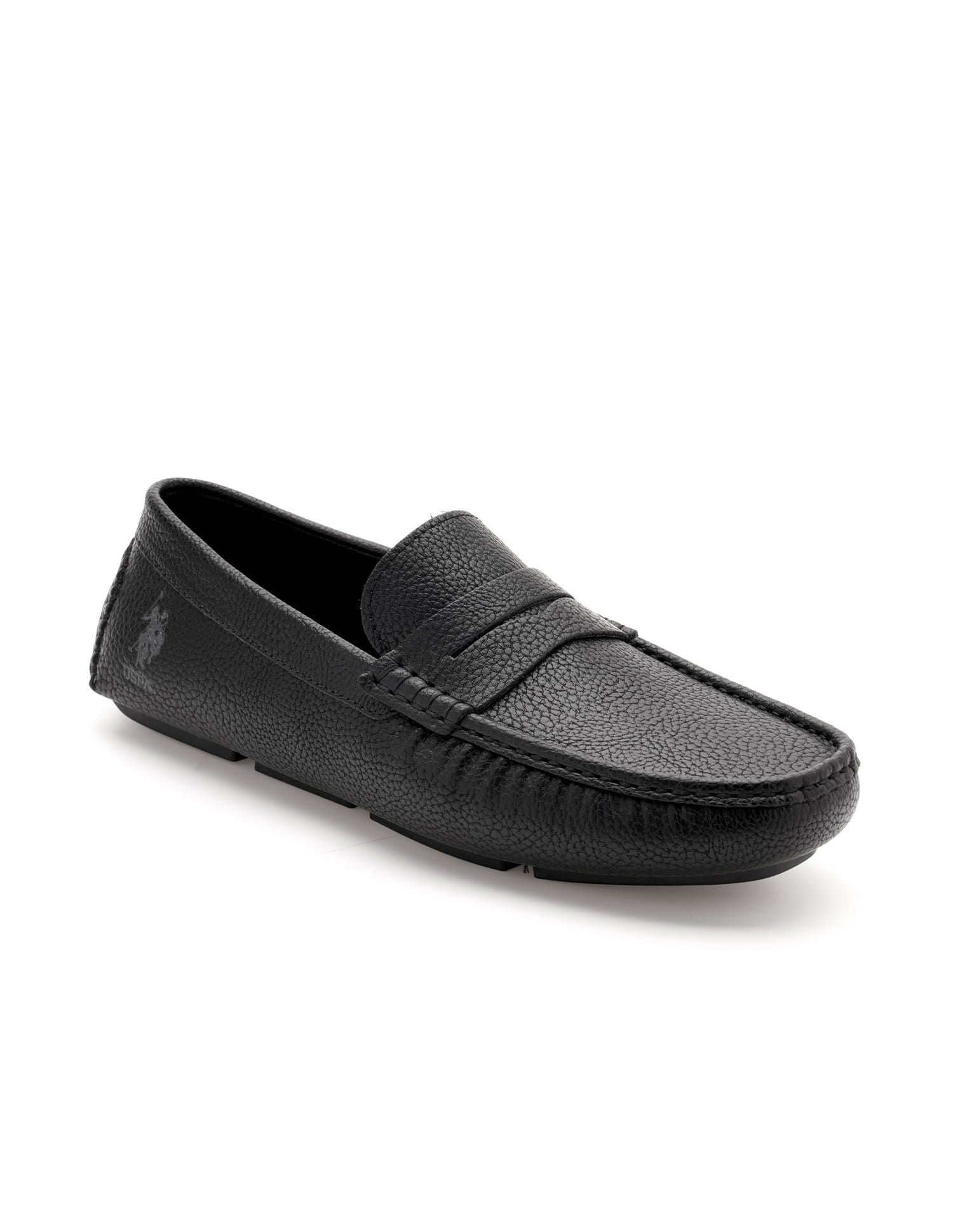 Men Kiger Textured Loafer Black - U.S. Polo Assn. India | Large