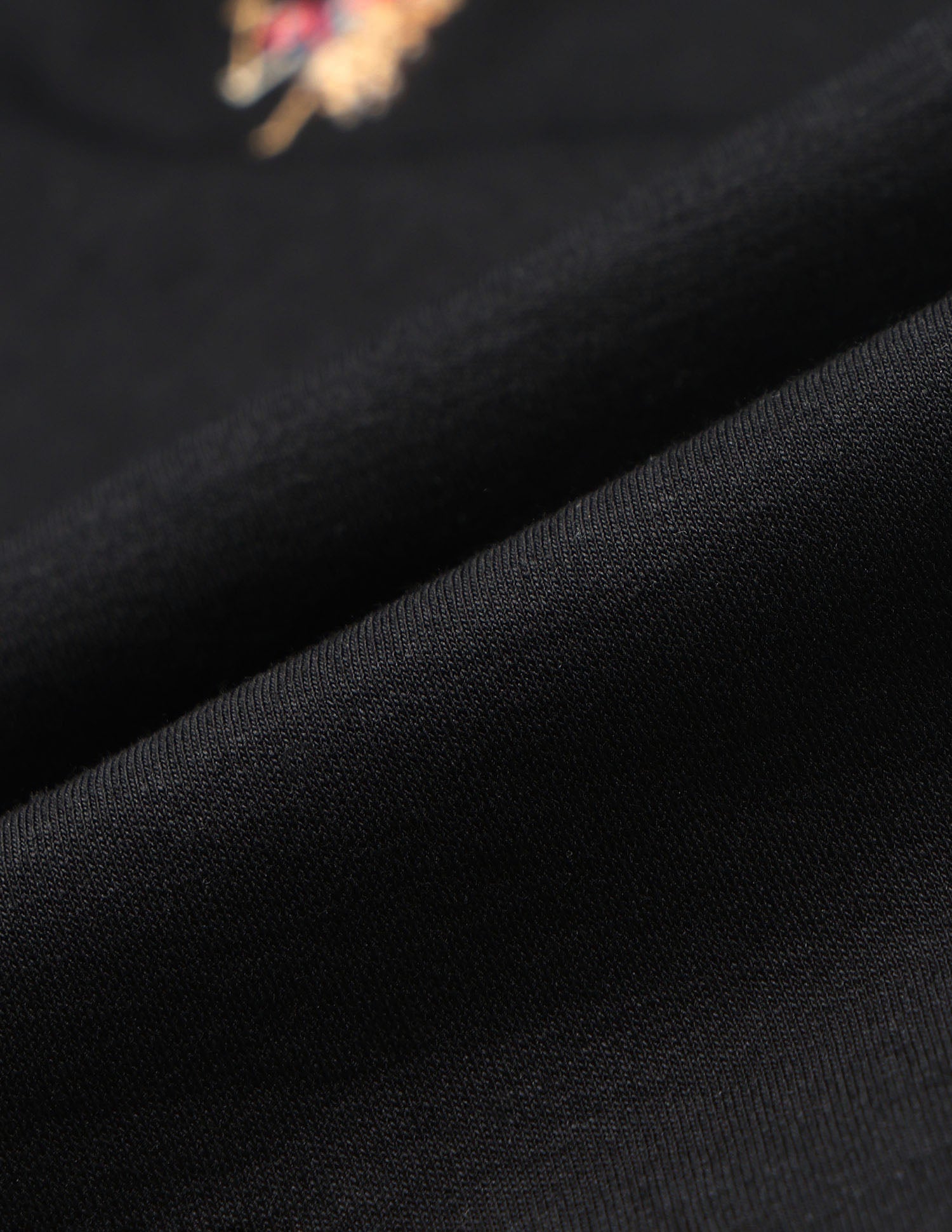Solid Regular Fit Polo Shirt Black - U.S. Polo Assn. India | Large