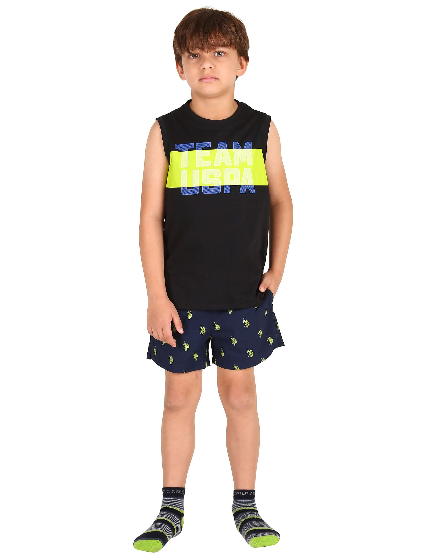 Pure Cotton Printed IKXA Boxers - Pack Of 1 Navy - U.S. POLO ASSN. | Large