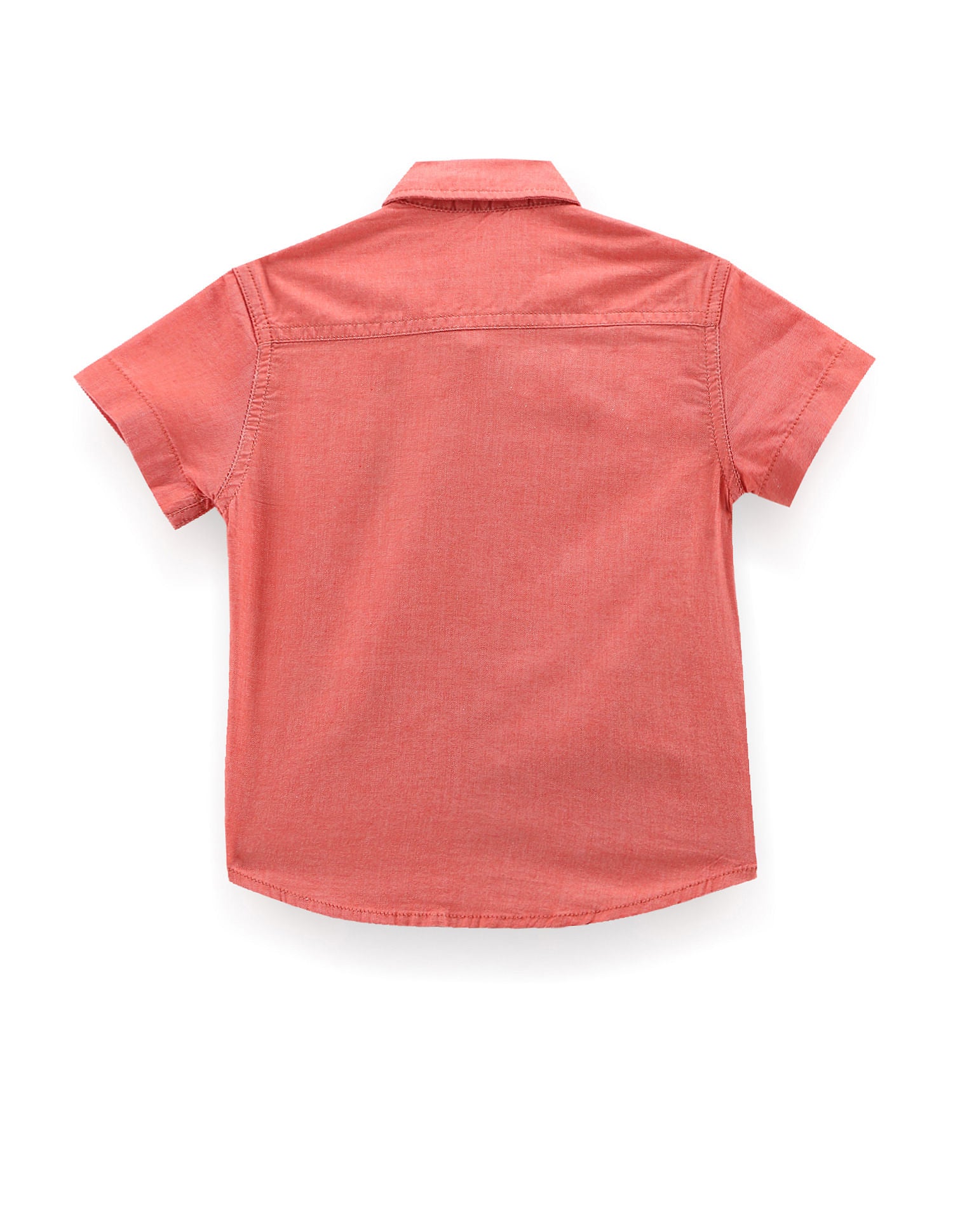 Boys Embroidered Logo Twill Shirt Vermillion - U.S. POLO ASSN. | Large