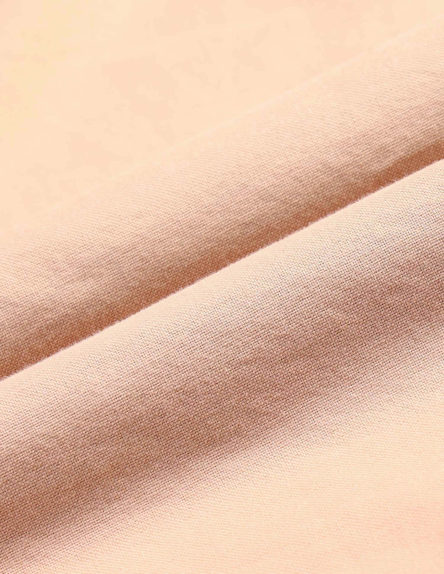 Tailored Fit Solid Pure Cotton Shirt Peach - U.S. Polo Assn. India | Large