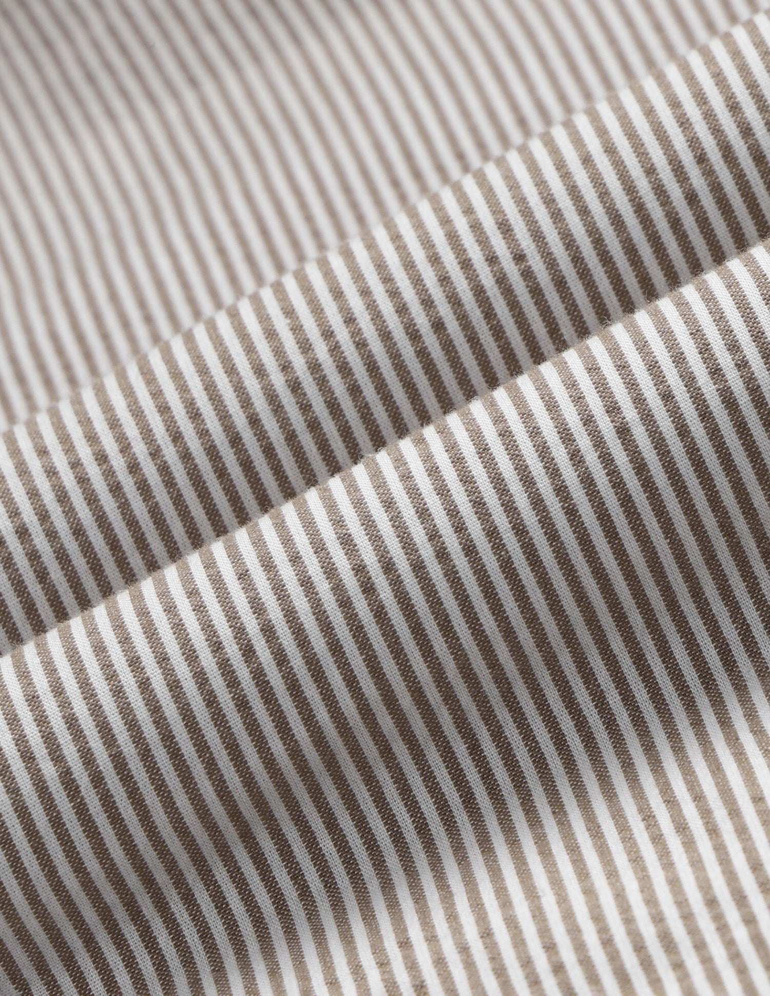 Vertical Striped Seersucker Shirt Beige - U.S. Polo Assn. India | Large