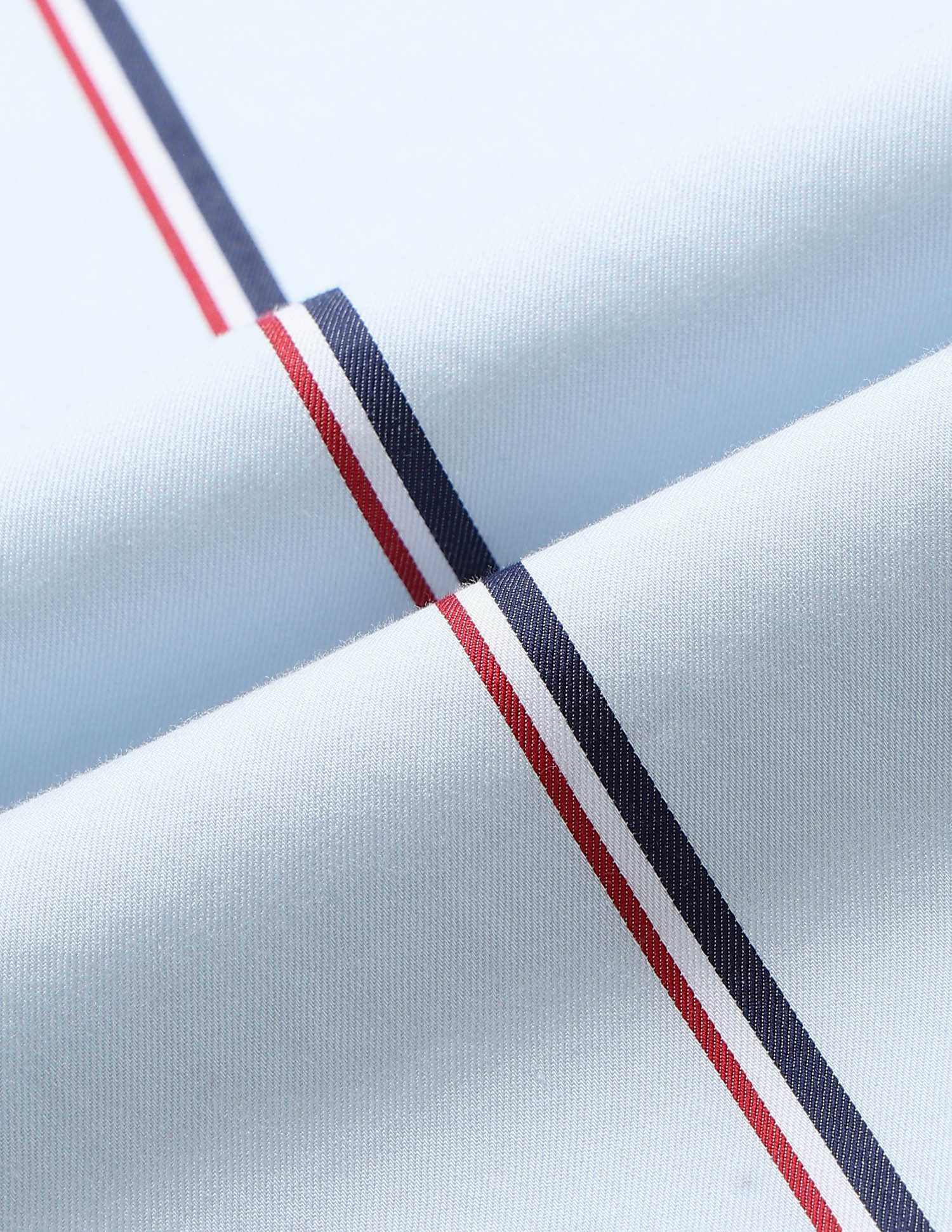 Vertical Striped Twill Shirt Light Blue - U.S. POLO ASSN. | Large