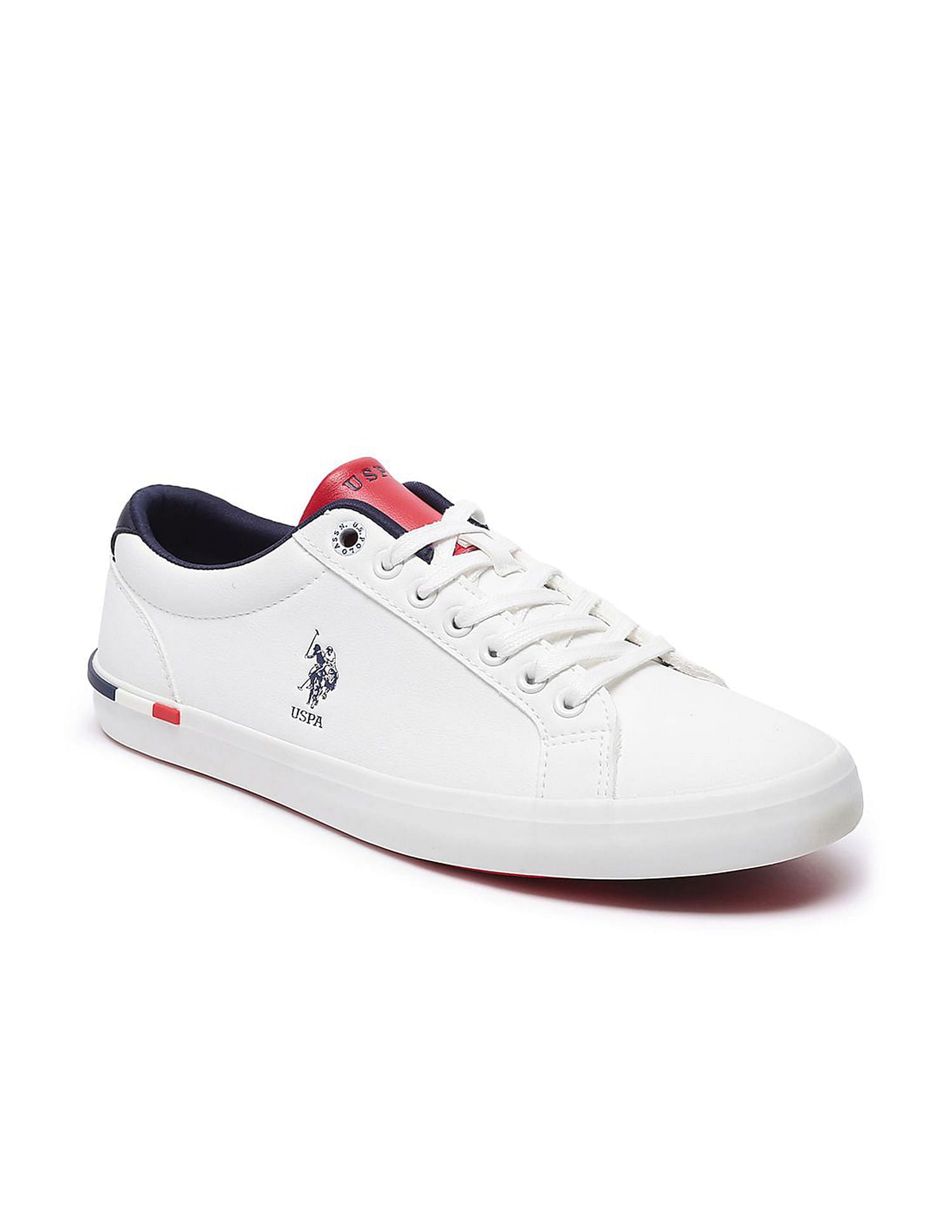 Men Round Toe Anton 4.0 Sneakers Off White - U.S. POLO ASSN. | Large
