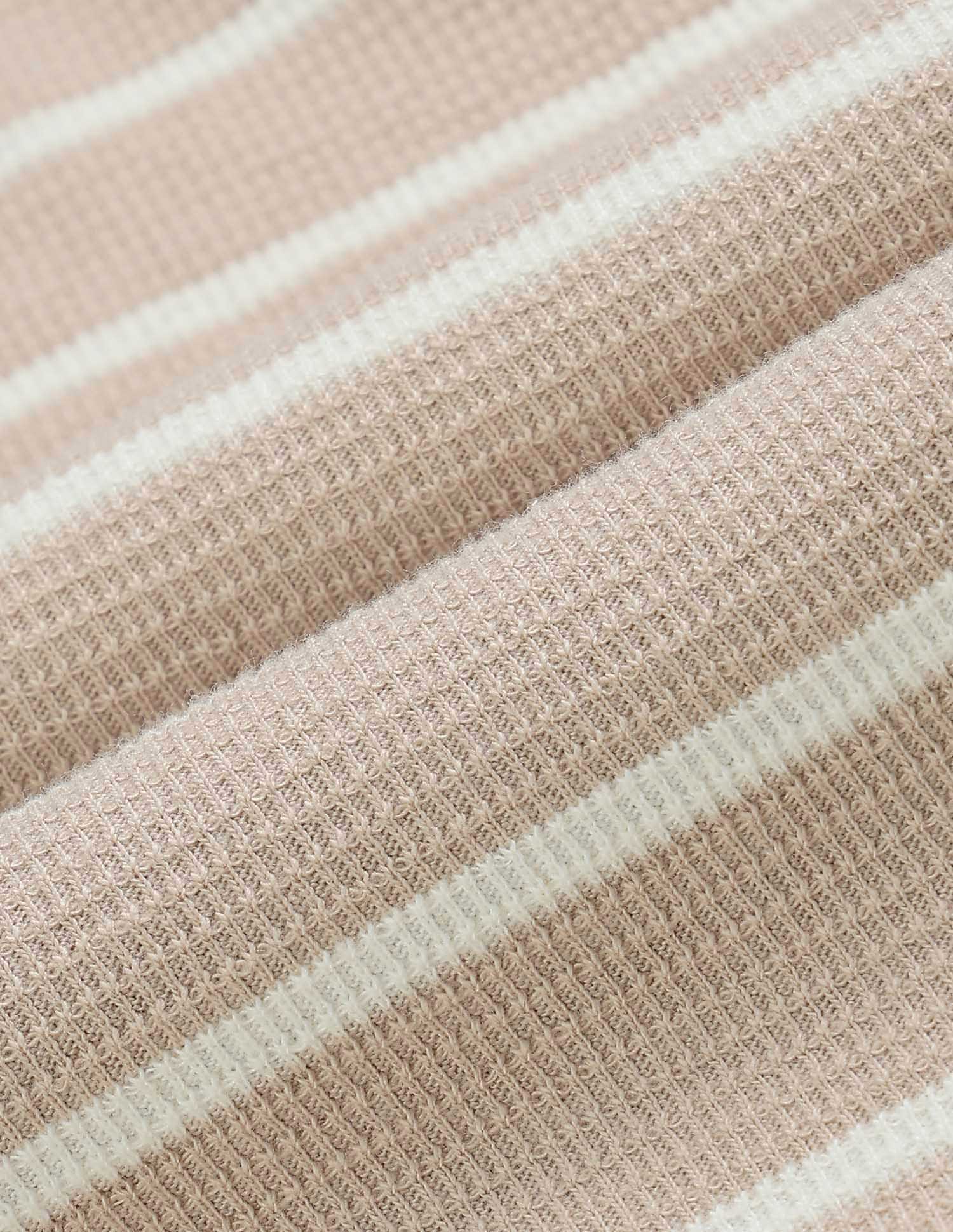 Boys Horizontal Striped Regular Fit T-Shirt Beige - U.S. POLO ASSN. | Large