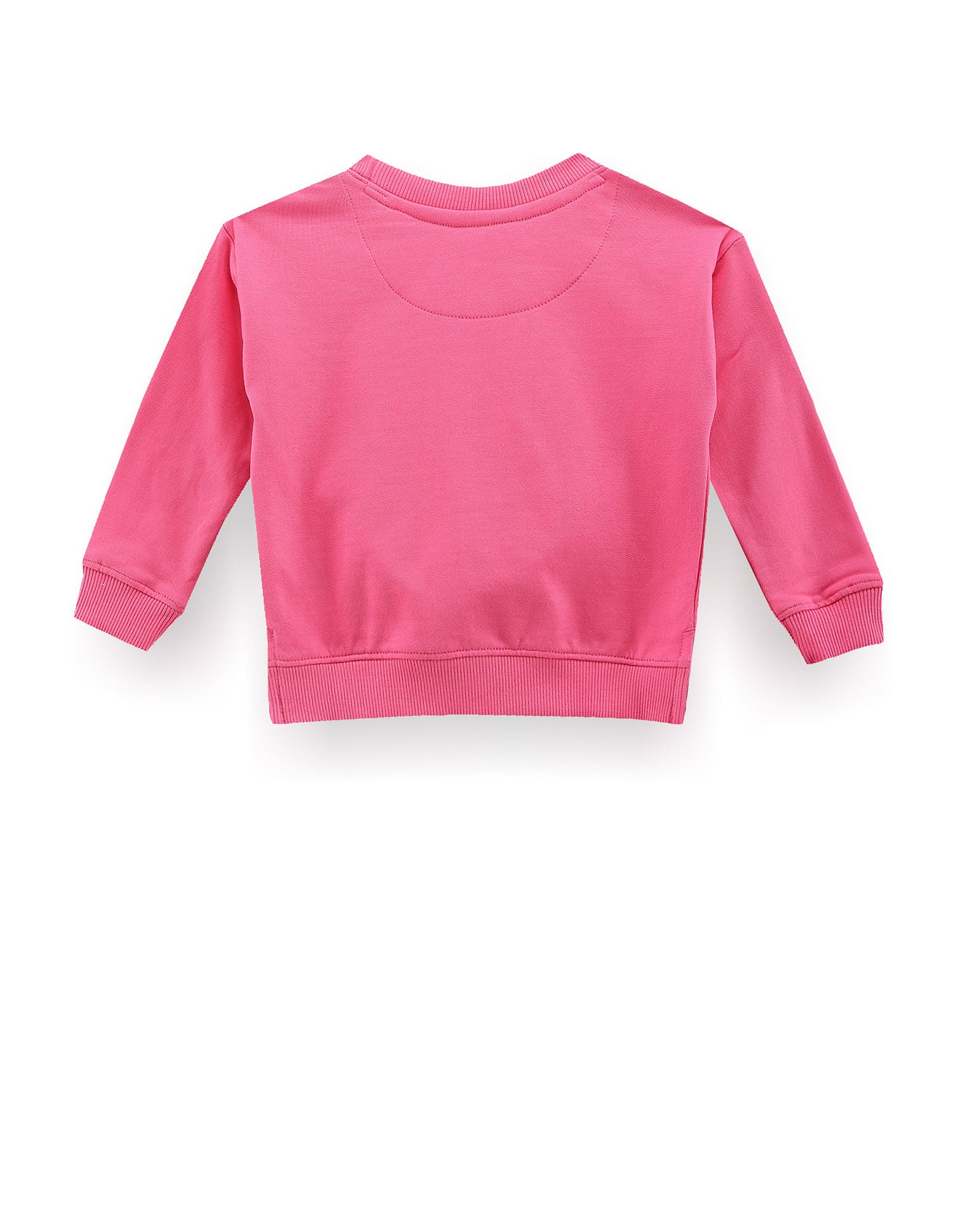 Girls Brand Print Sweatshirt Pink - U.S. POLO ASSN. | Large