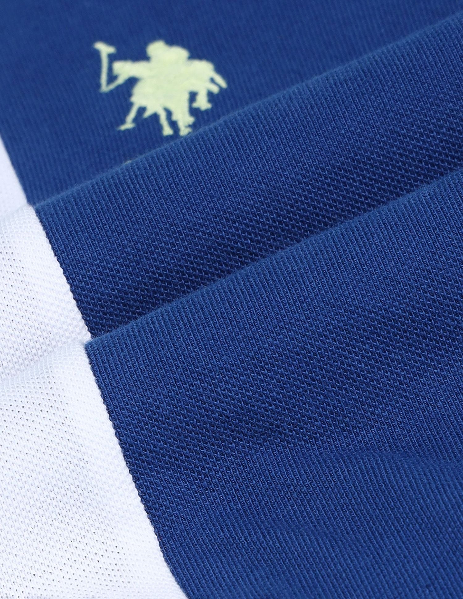 Boys Colourblocked Polo Shirt Green - U.S. POLO ASSN. | Large