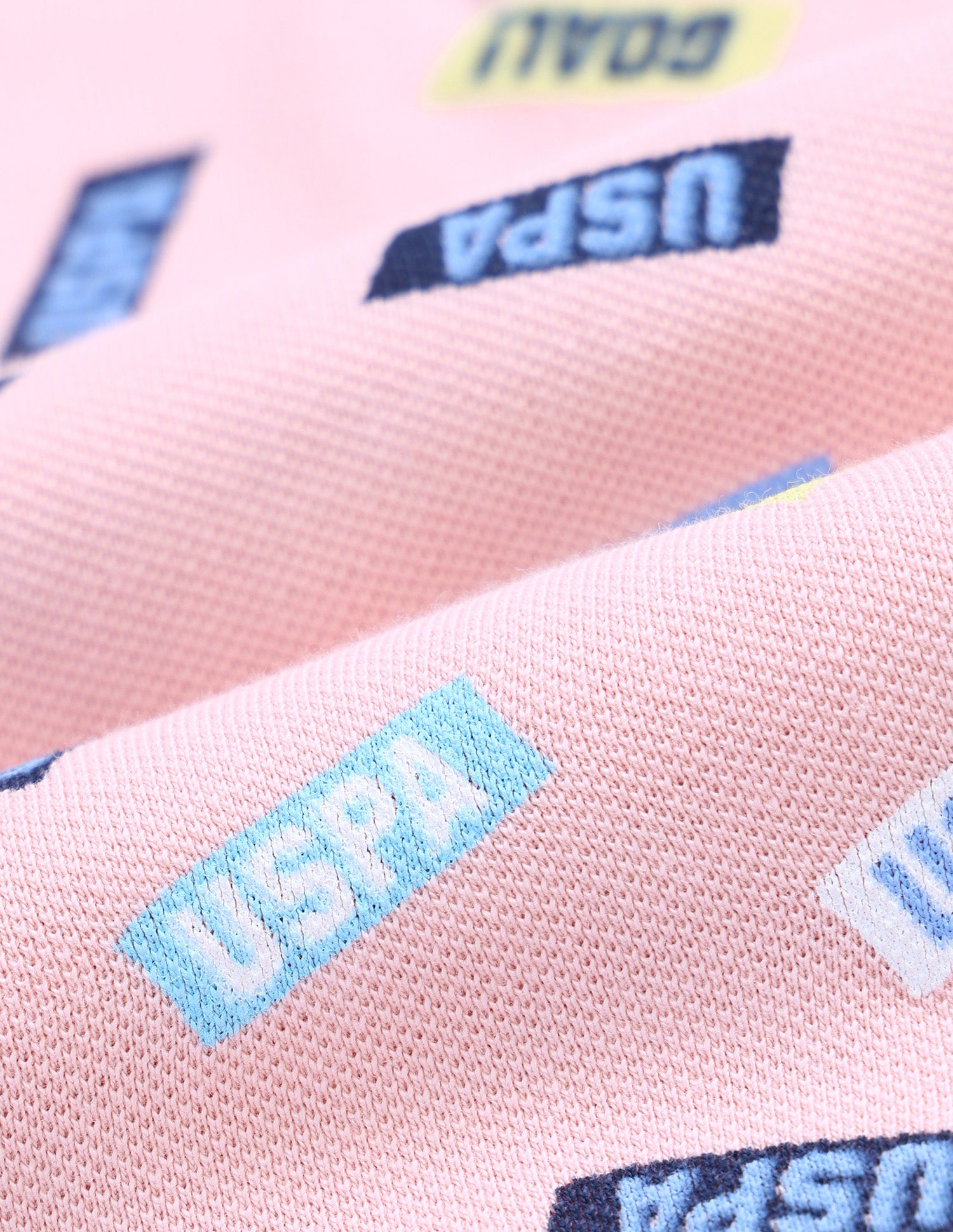 Boys Typographic Printed Regular Fit T-Shirt Light Pink - U.S. POLO ASSN. | Large