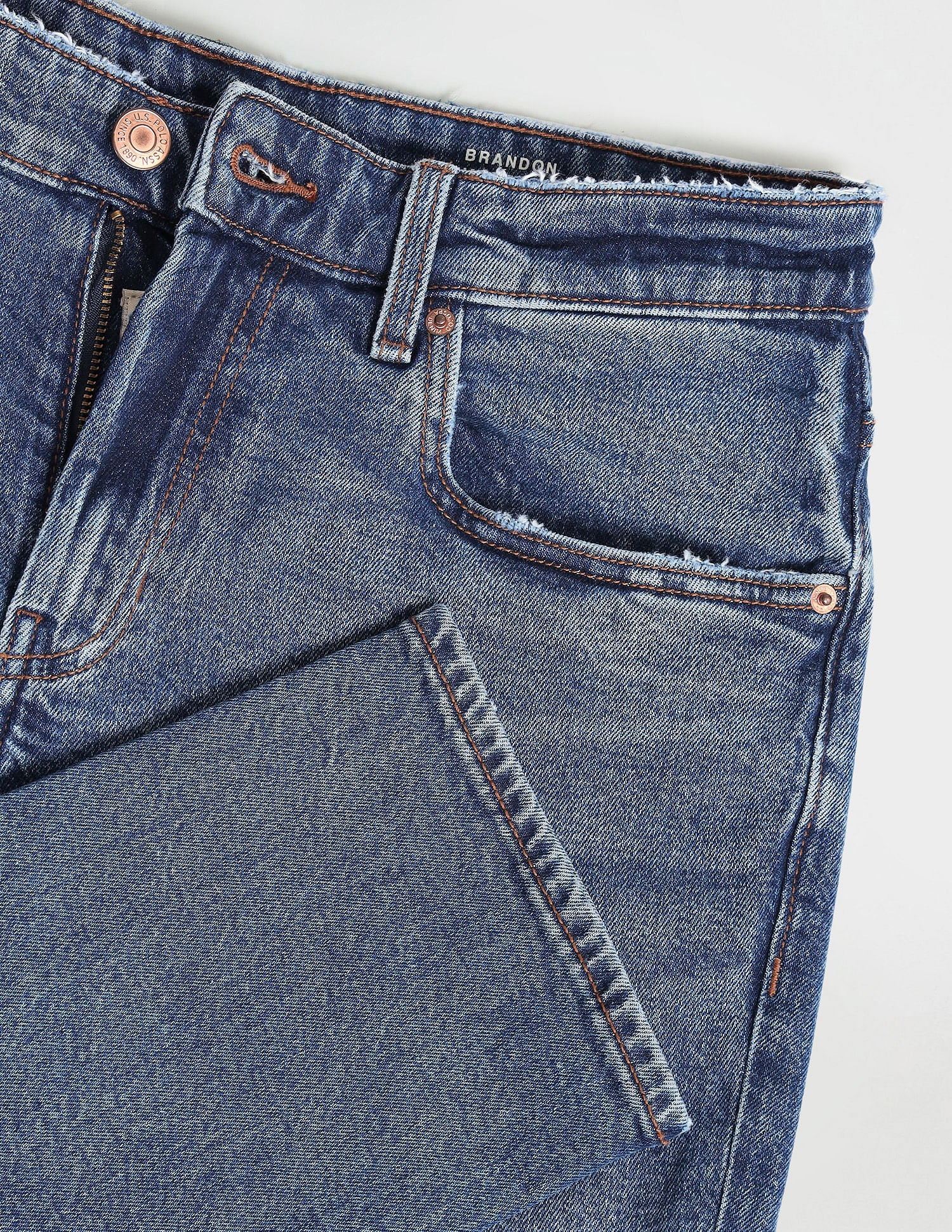Brandon Slim Fit Blue Jeans Blue - U.S. Polo Assn. India | Large