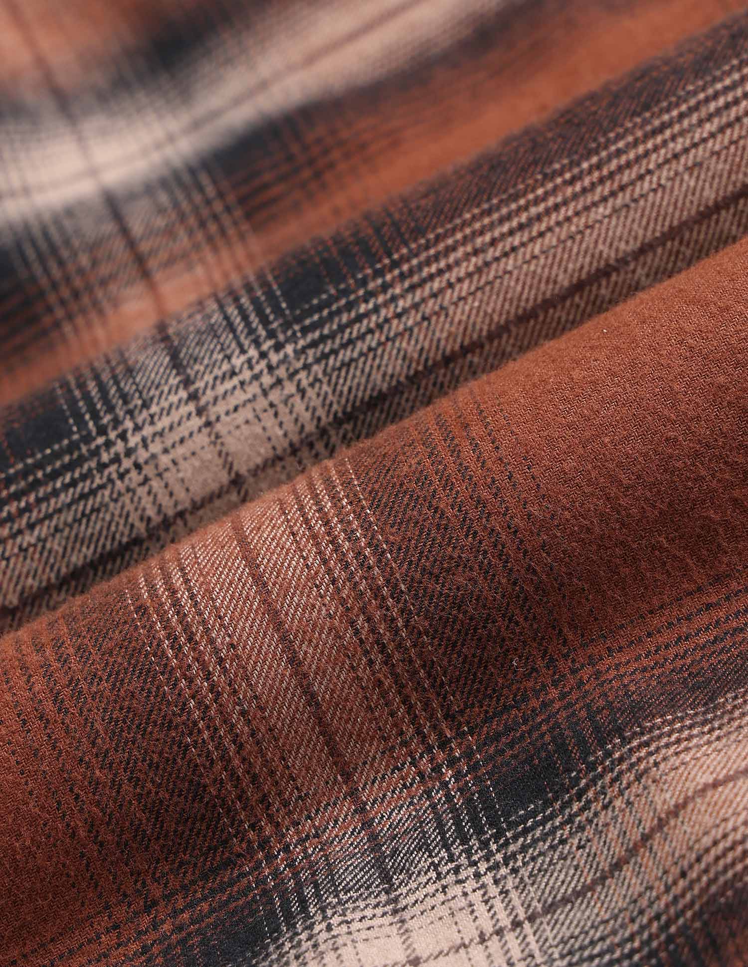 Tartan Checked Loose Fit Shirt Brown - U.S. Polo Assn. India | Large