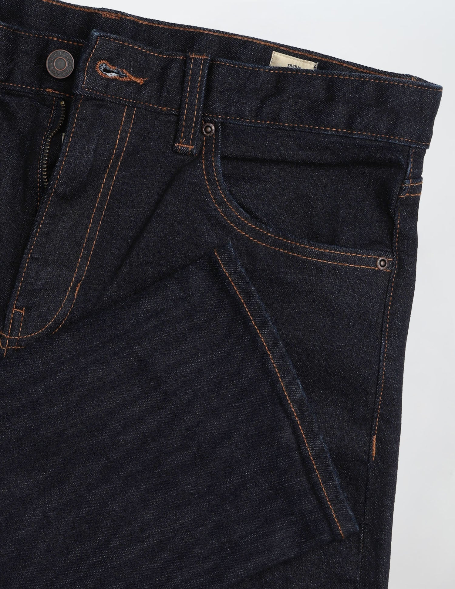 Harold Slim Straight Fit Blue Jeans Blue - U.S. POLO ASSN. | Large